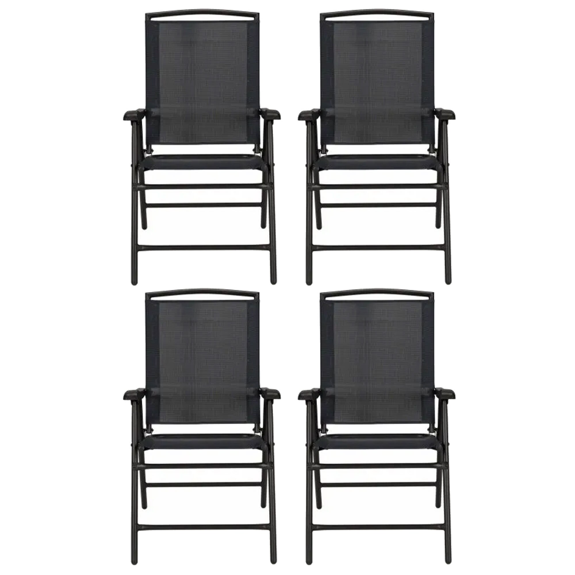 Four Seasons Outdoor Product 399393 Polyester Black Folding Camping chair