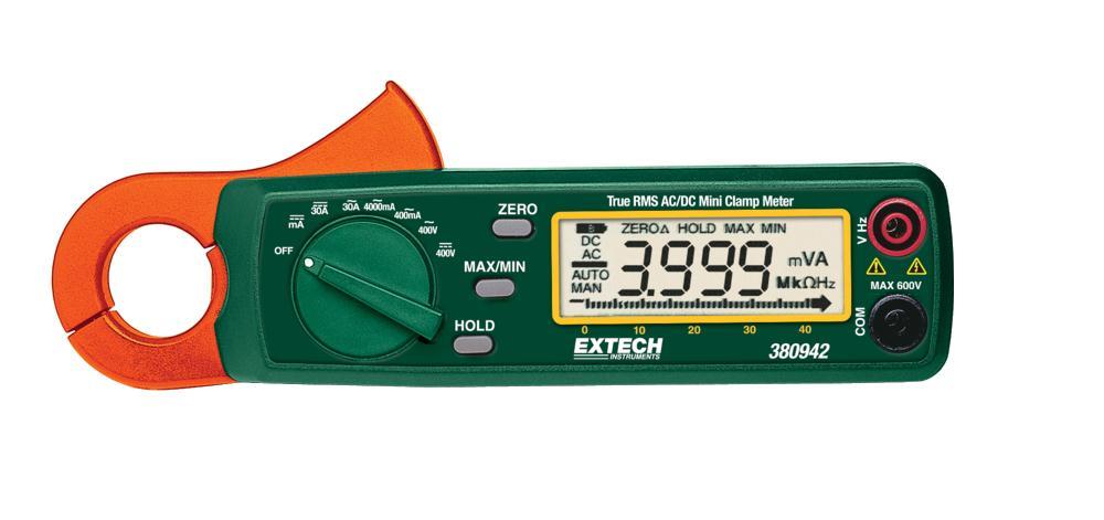 Extech 380942 Digital Display Clamp Meter Multimeter 400-Volt