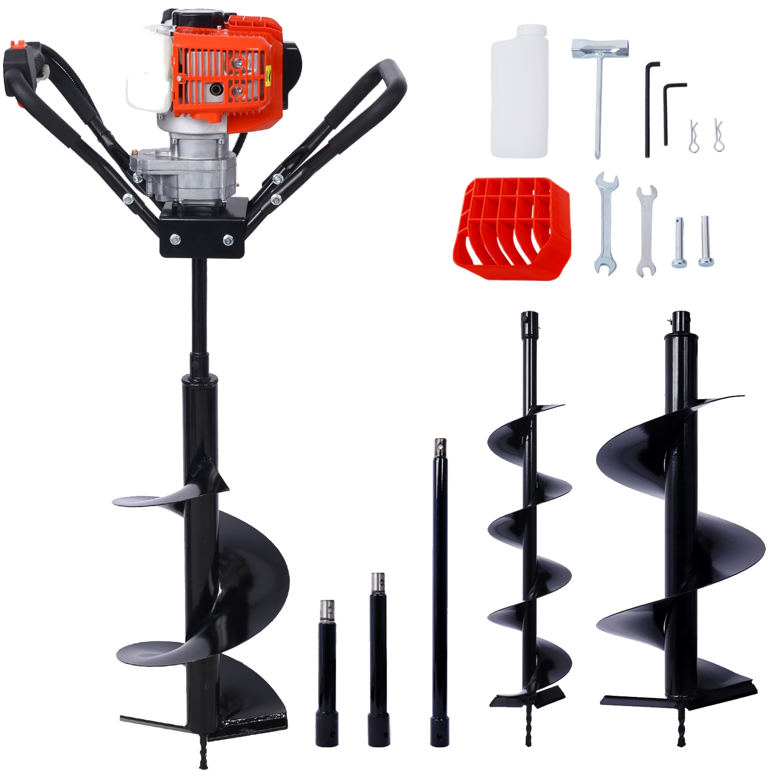 Siavonce XH00051 52-cc 1-man Auger Powerheads Auger Powerhead with 3/4-in Bit