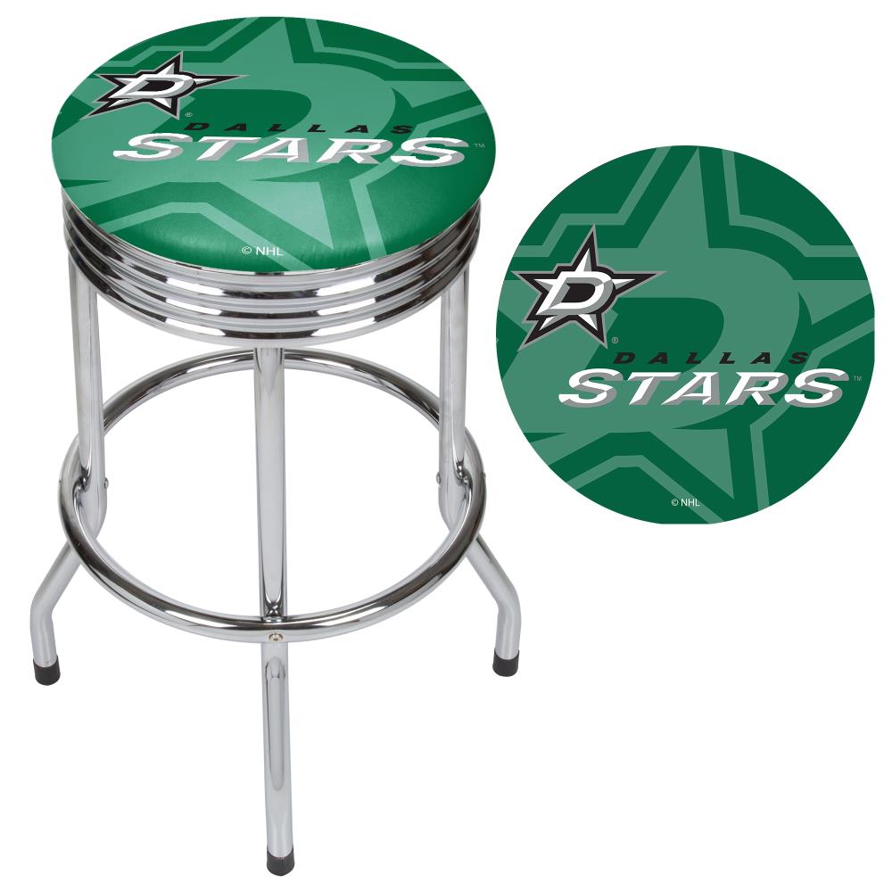 : Trademark Gameroom Bar Stool - Dallas Stars Logo Stool