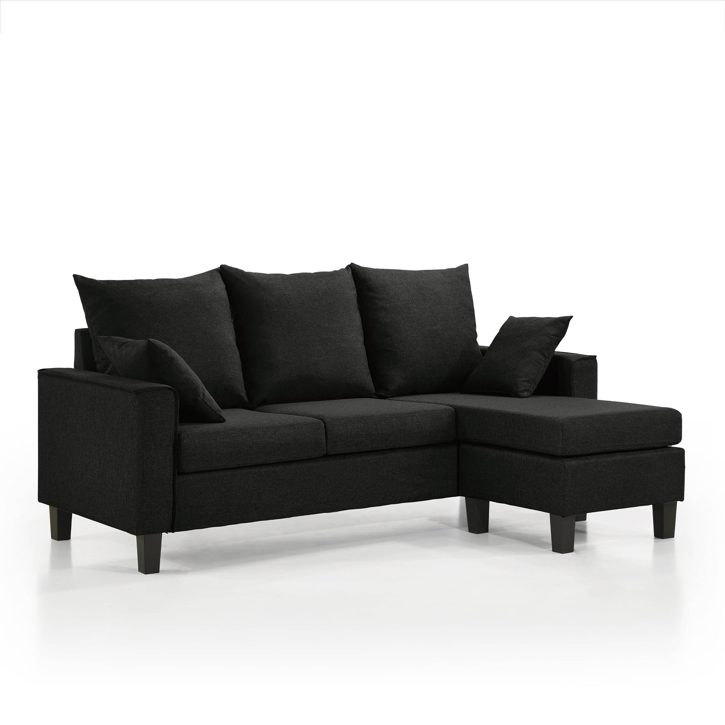 Furniture of America 005L-2005BK-SEC Sofas-Loveseats - View #2