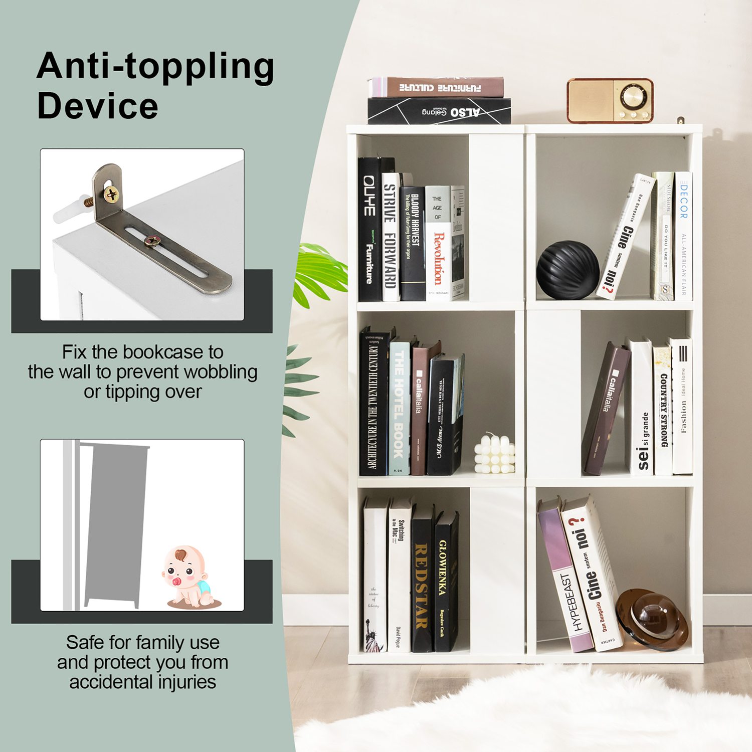 Costway CSHY003400 bookcases - View #7