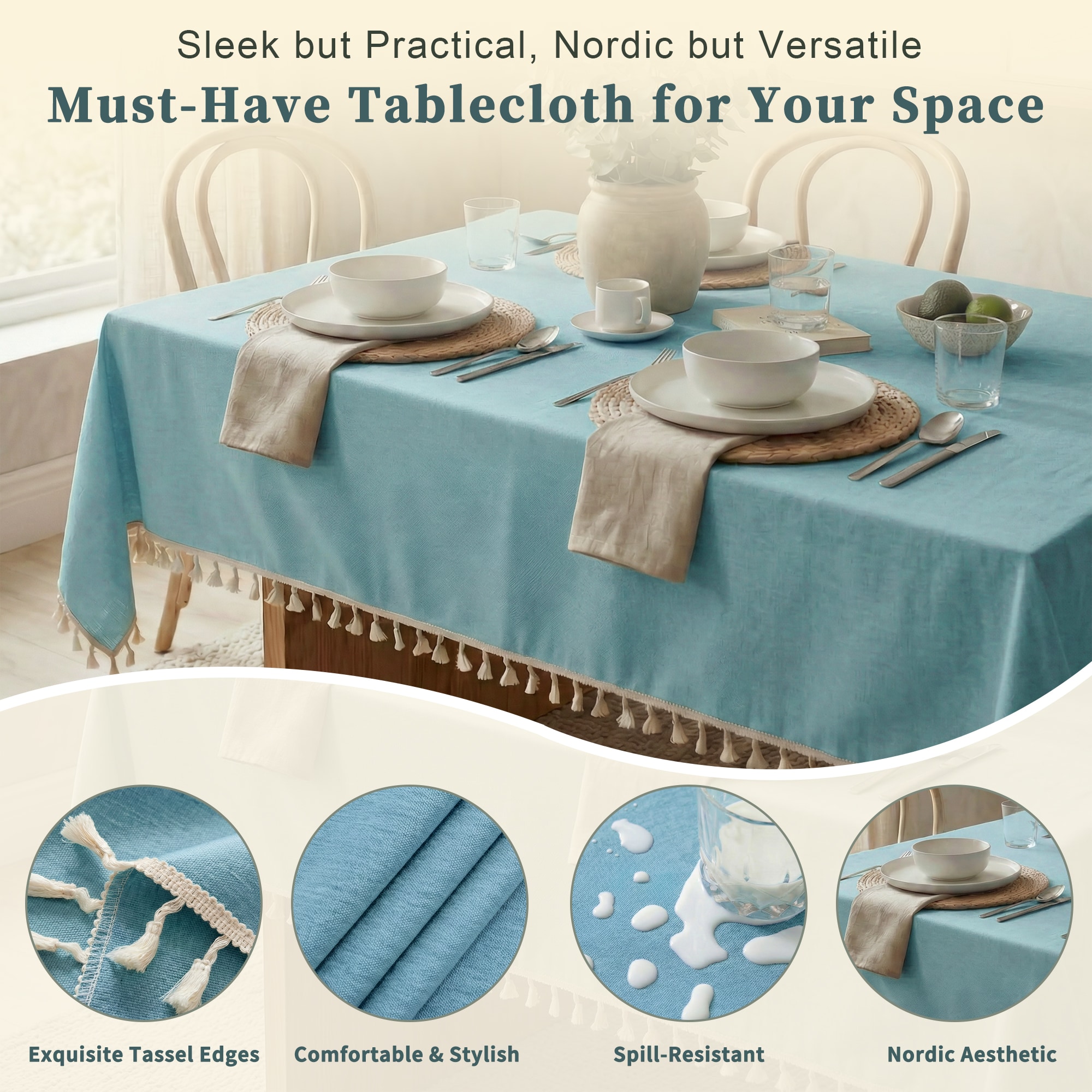 Unique Bargains S26012200UX1746 Table-Covers - View #6