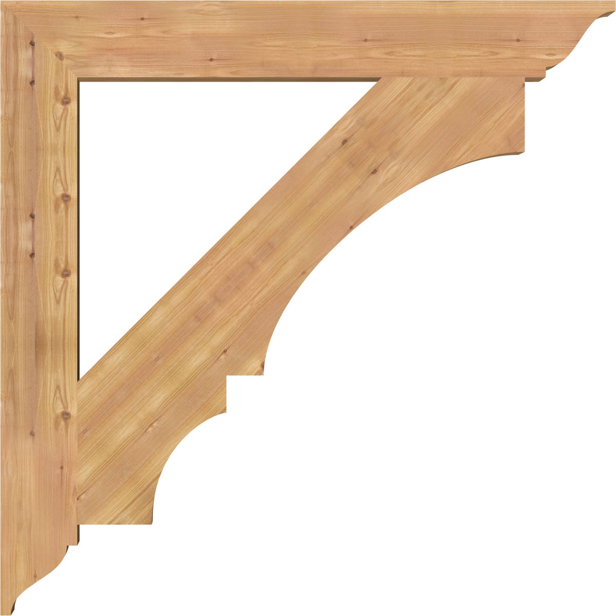 Ekena Millwork BKT06X44X44BOA01SWR Exterior-Brackets-Braces - View #3