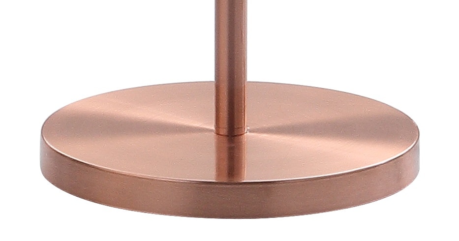 Tribeca Dual-Finish 60.5" Copper & Black Mesh LED Floor Lamp