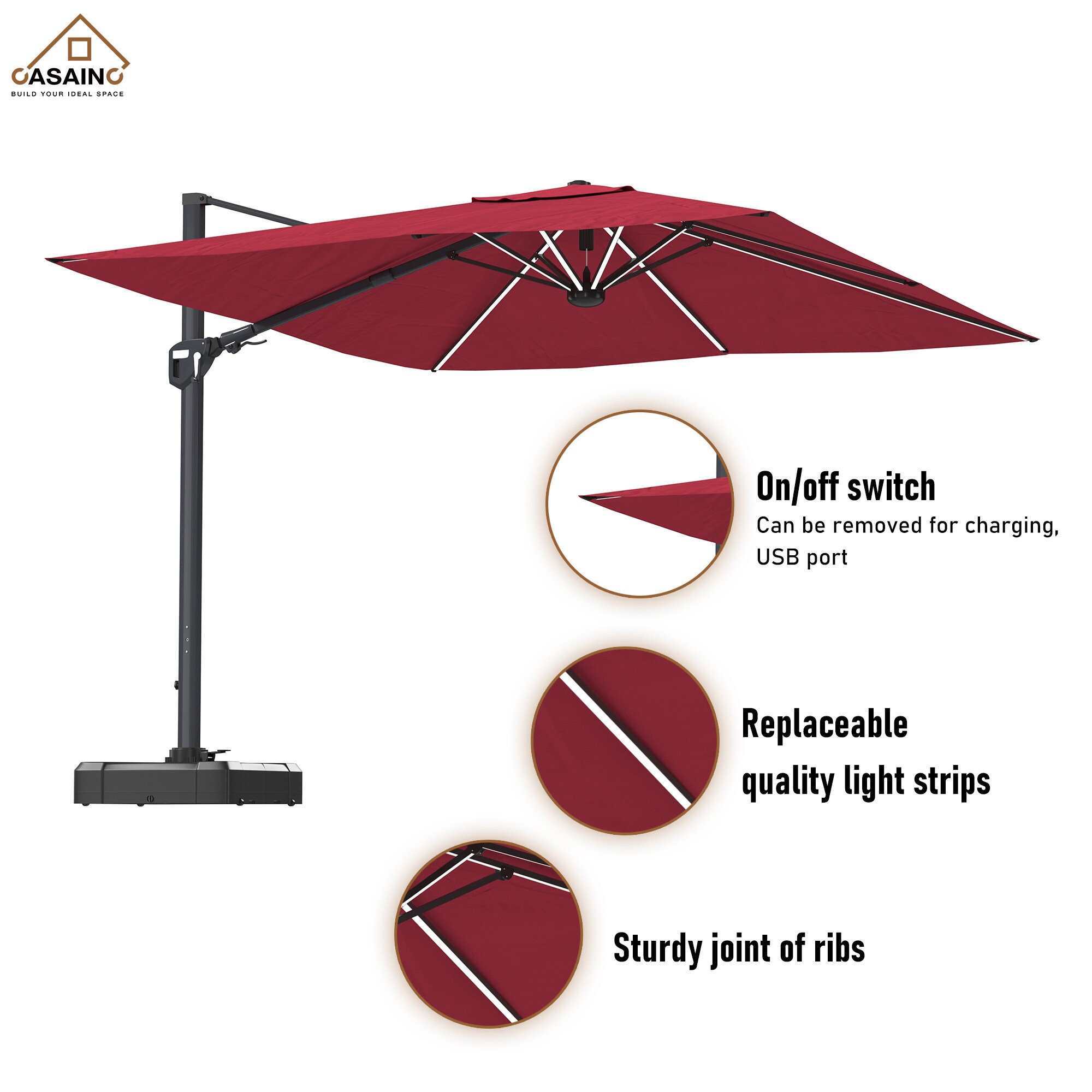 CASAINC WF-HW66745RE+ Umbrellas-2 - View #5