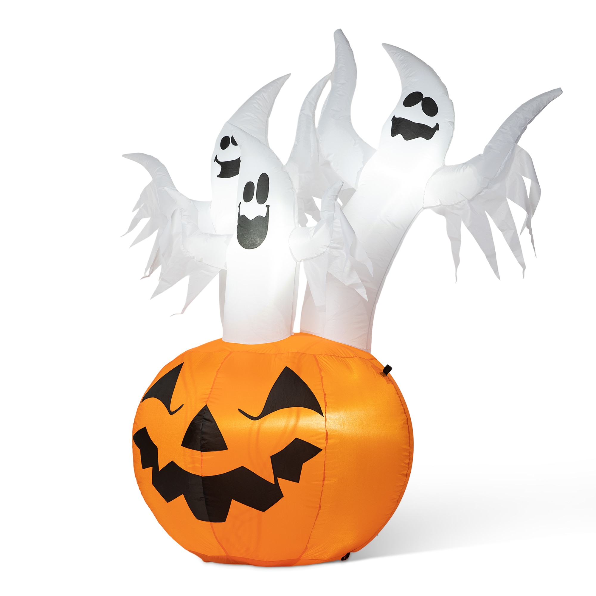 Glitzhome 2006400009 5.9-ft Freestanding Lighted Ghost Inflatable
