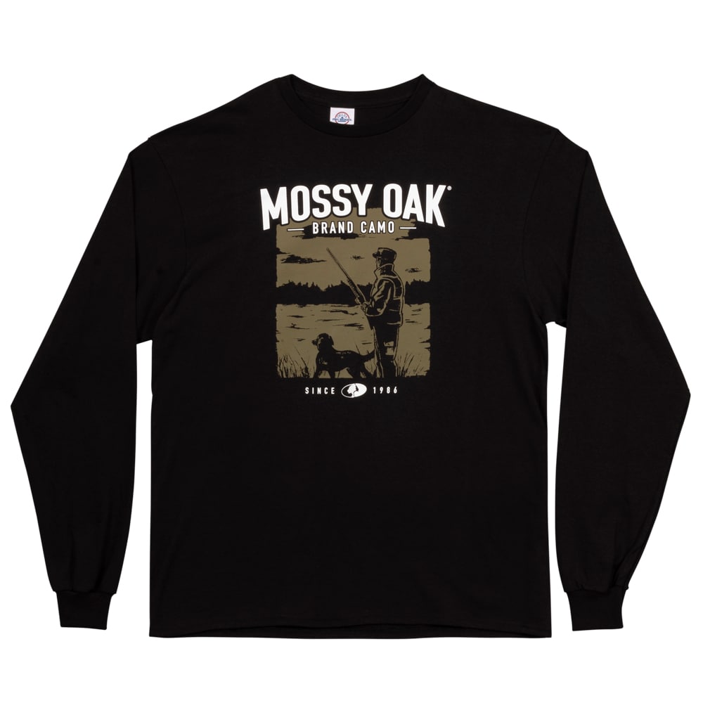 Mossy Oak MOK-815GSTA 2XL Men's Black Jersey Long sleeve T-shirt ( 2XL )