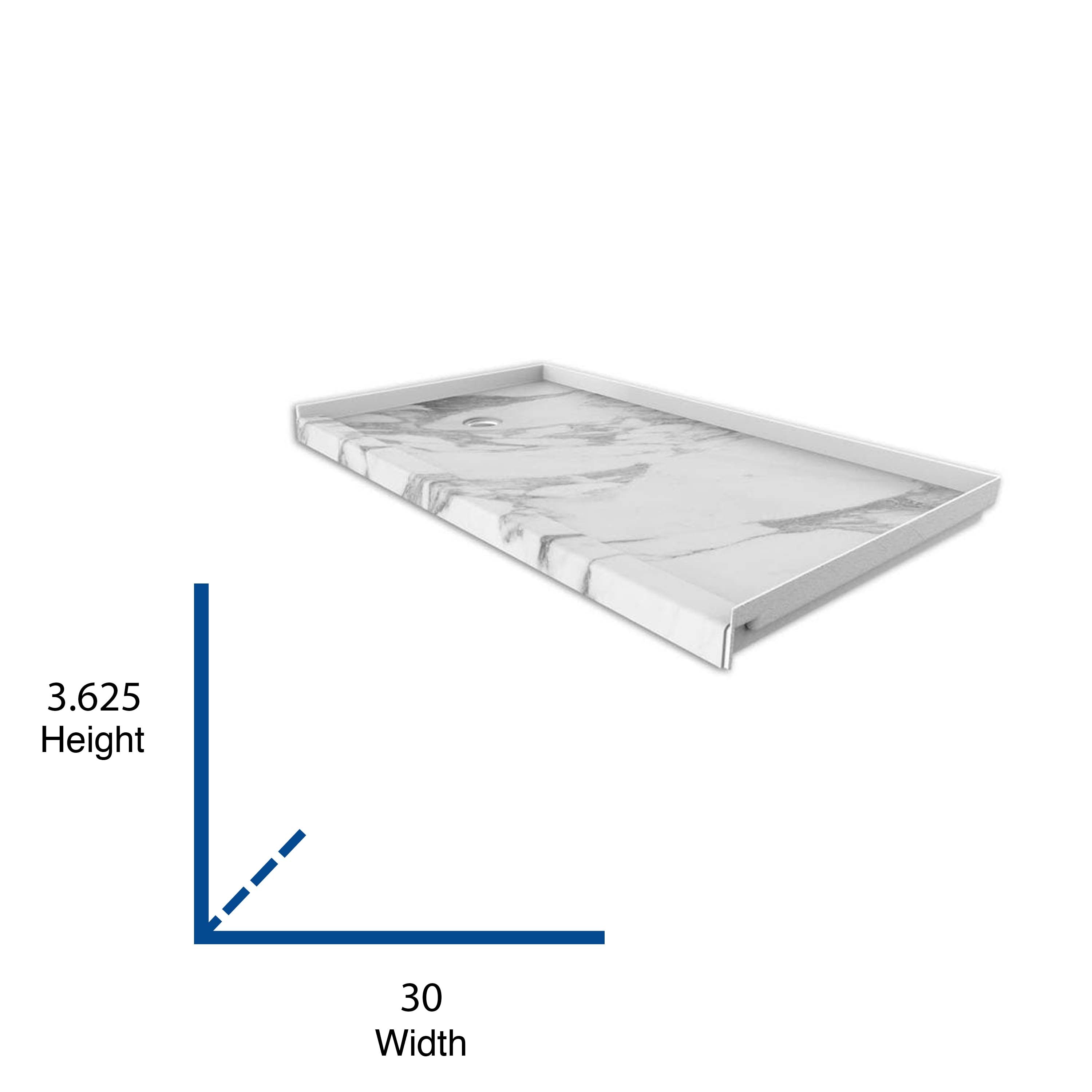 FlexStone FLXSBL6030CW Shower-Floors - View #2
