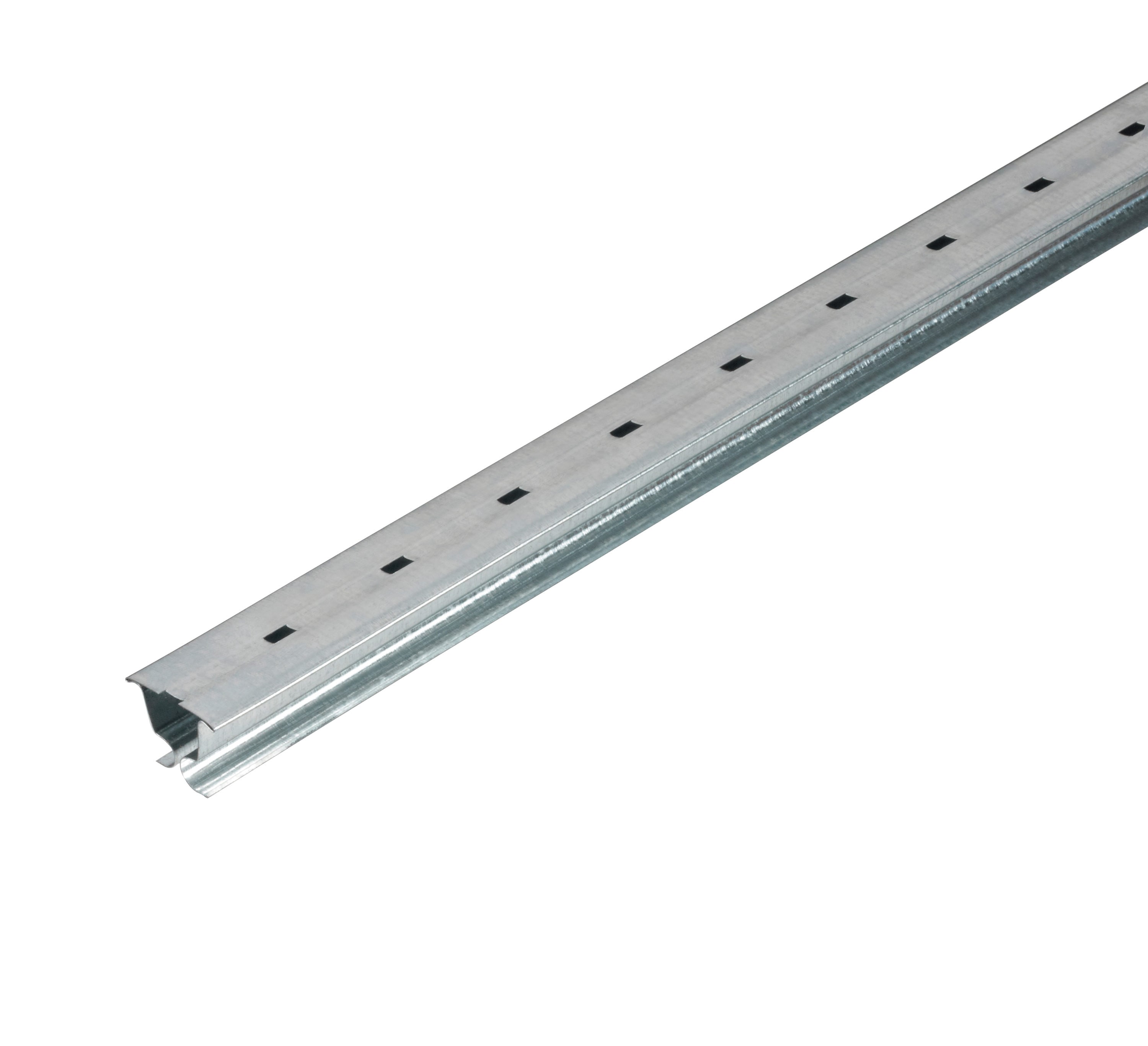 Armstrong Ceilings Easy Up 20 Pack 96 In Galvanized Steel Silver Track The Ceiling Tile Grids Department At Lowes Com