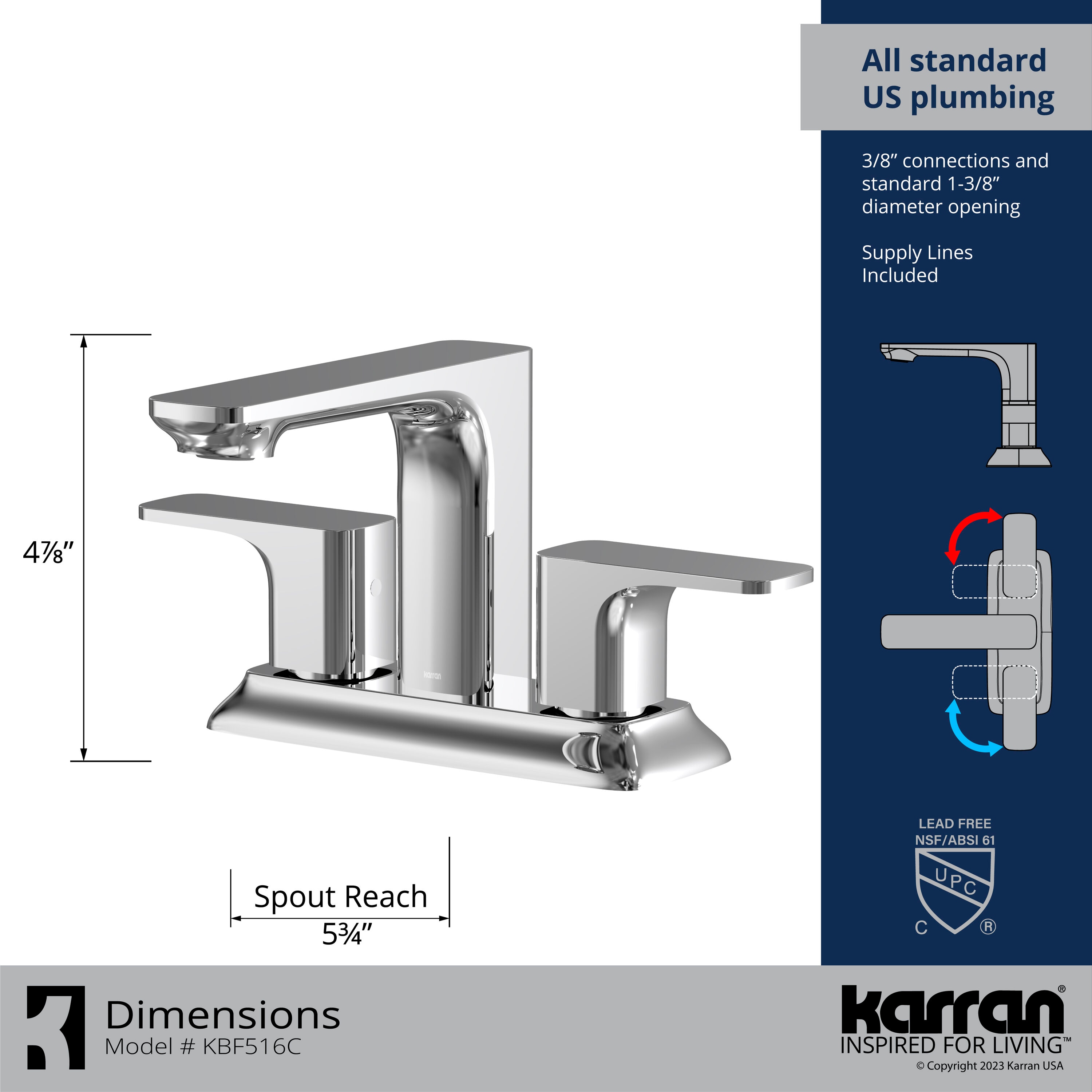 Karran KBF516C Lavatory-Faucets - View #5