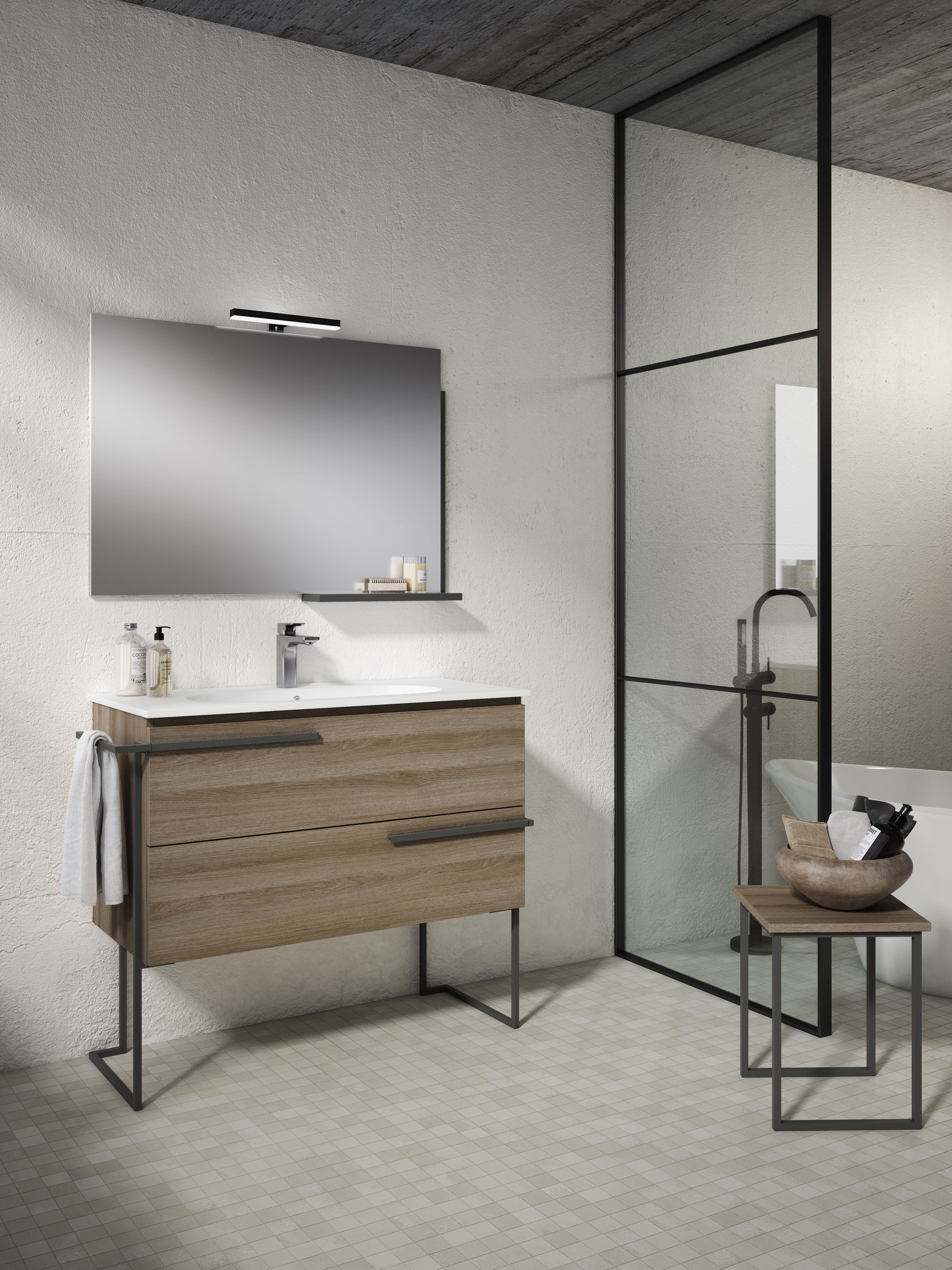 Halifax North America Wall-Mounted Bathroom Mirror Cabinet Organizer with Storage | Mathis Home