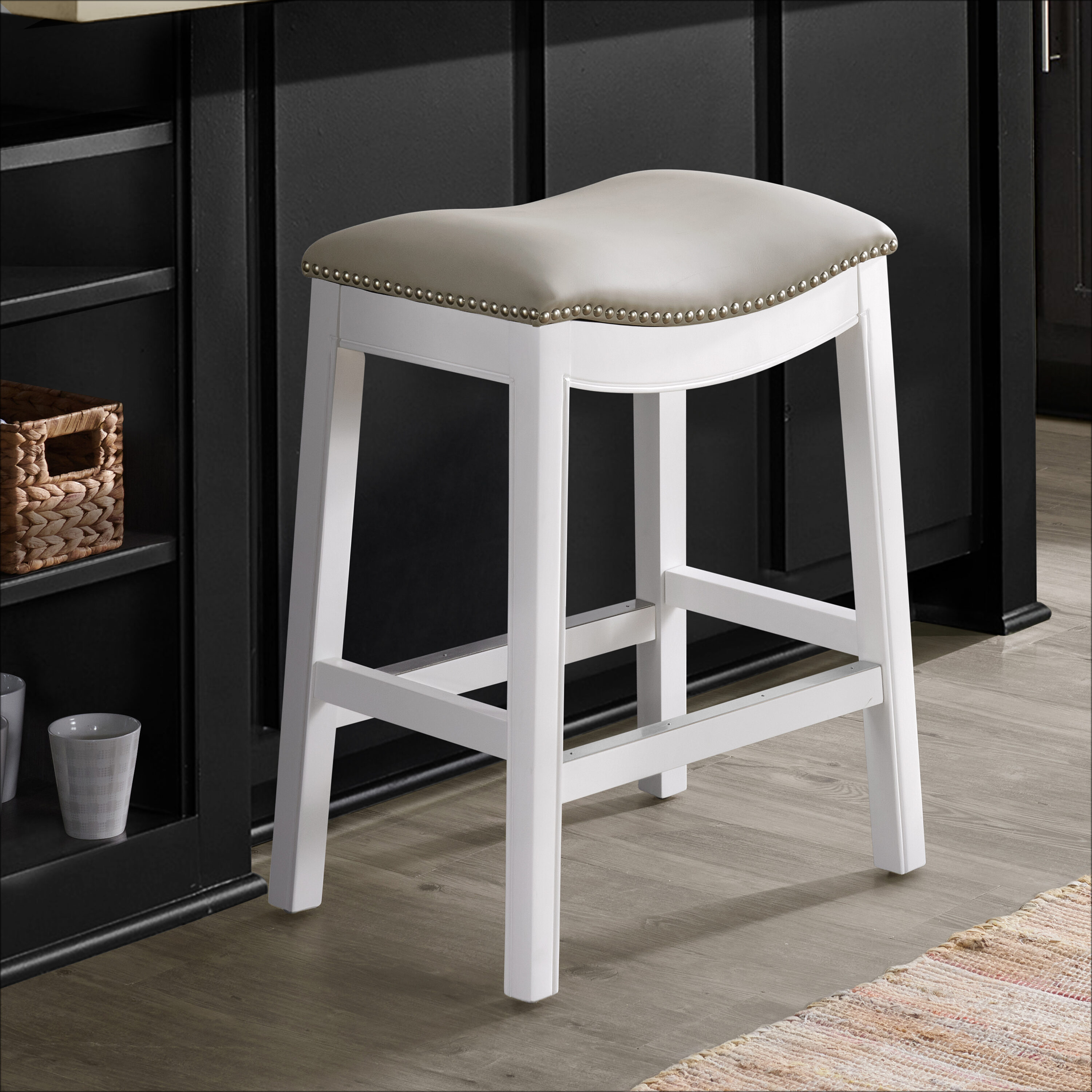 White bench stools discount