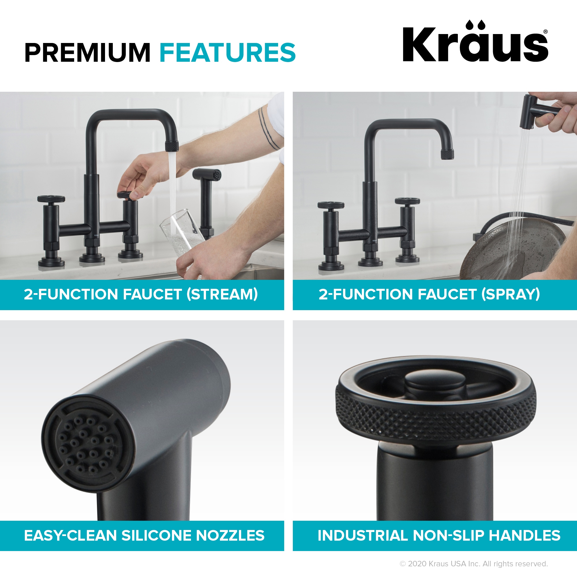 Kraus KPF-3125MB Kitchen-Faucets - View #7