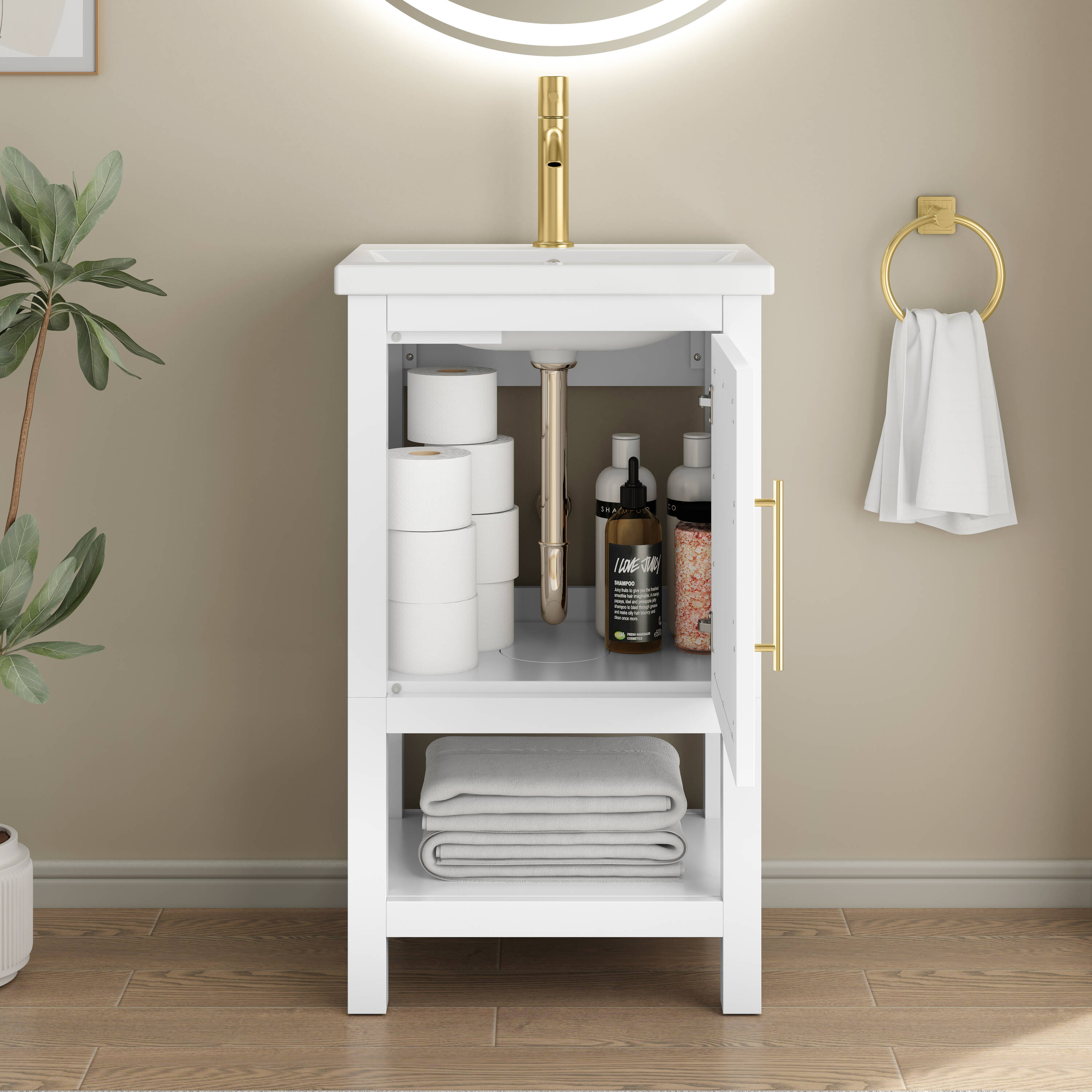 TJAmerican TJ02-25V2016WH Bath-Vanity-Combo - View #3