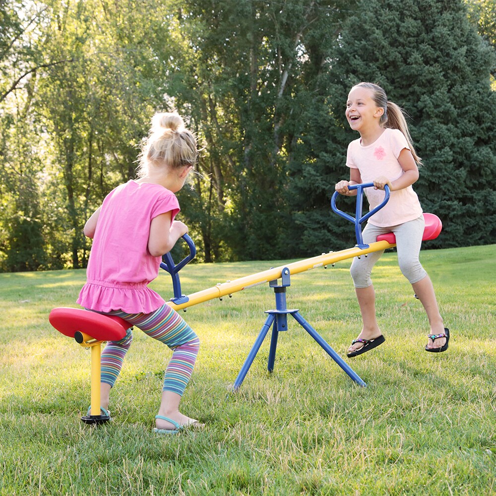 Extra Safe Kids Seesaw 360 Degree Playground Yard Metal Toys Game