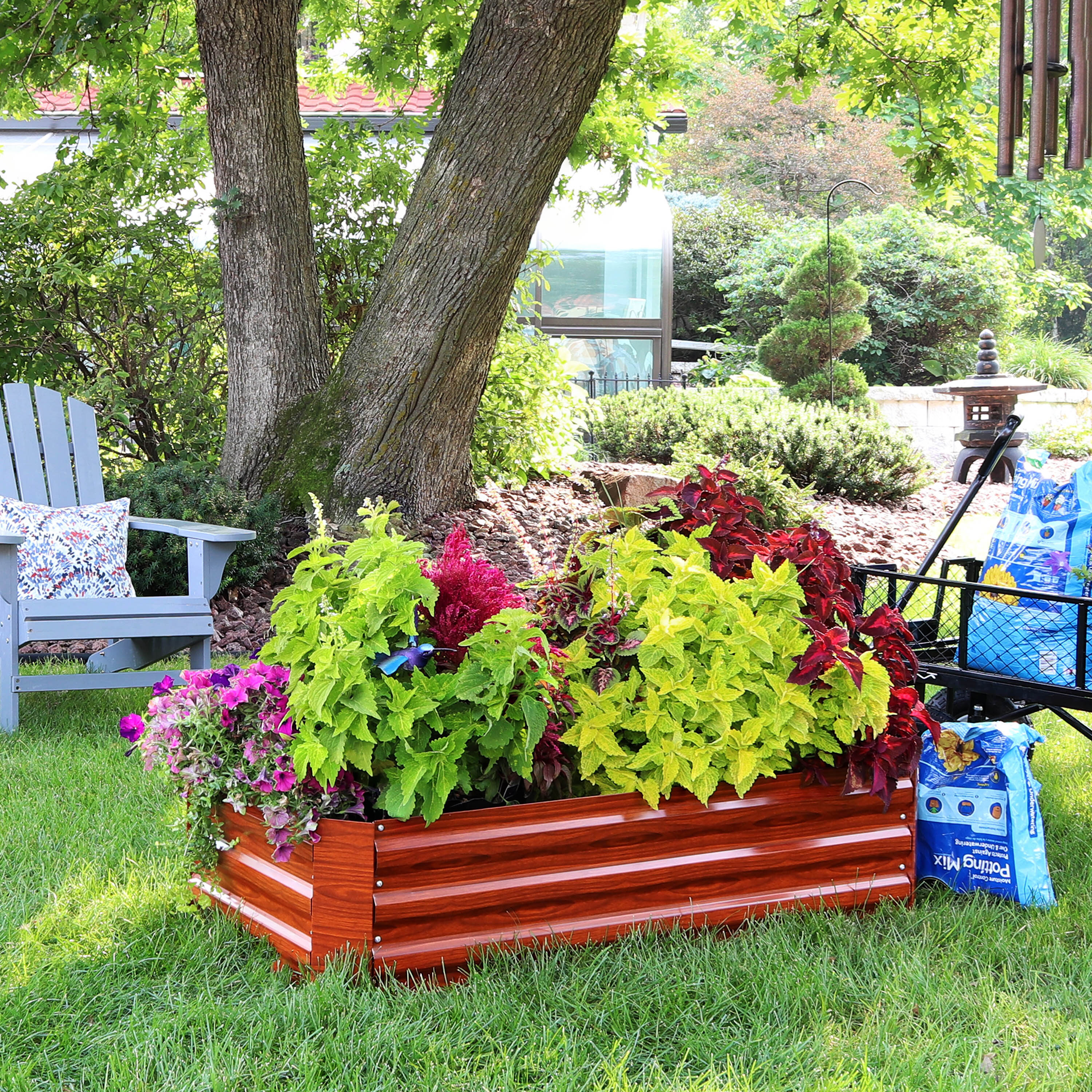 Sunnydaze Decor HB-536-2PK Raised-Garden-Beds - View #2