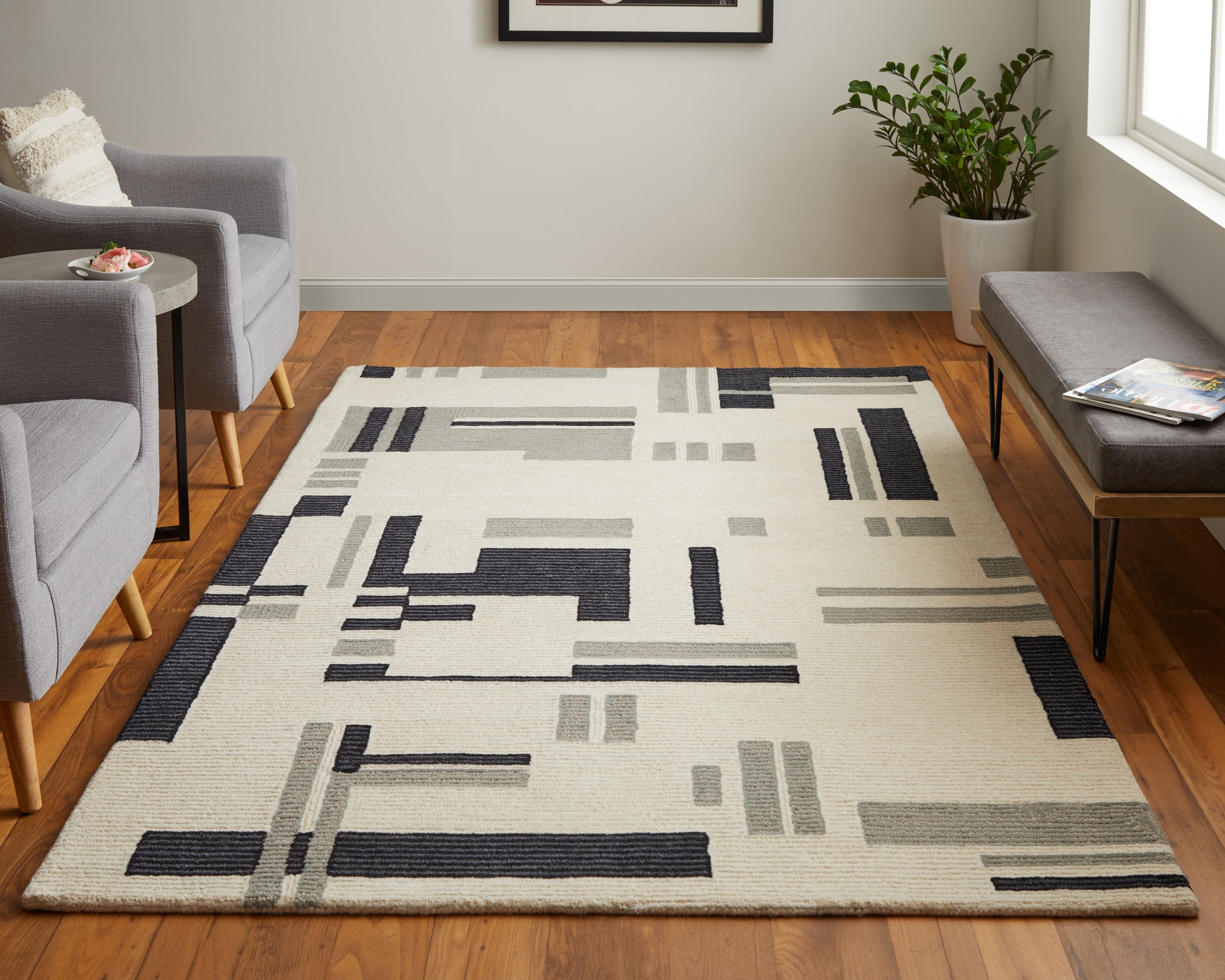 Room Envy MGRR8903IVYBLKF00 rugs - View #3