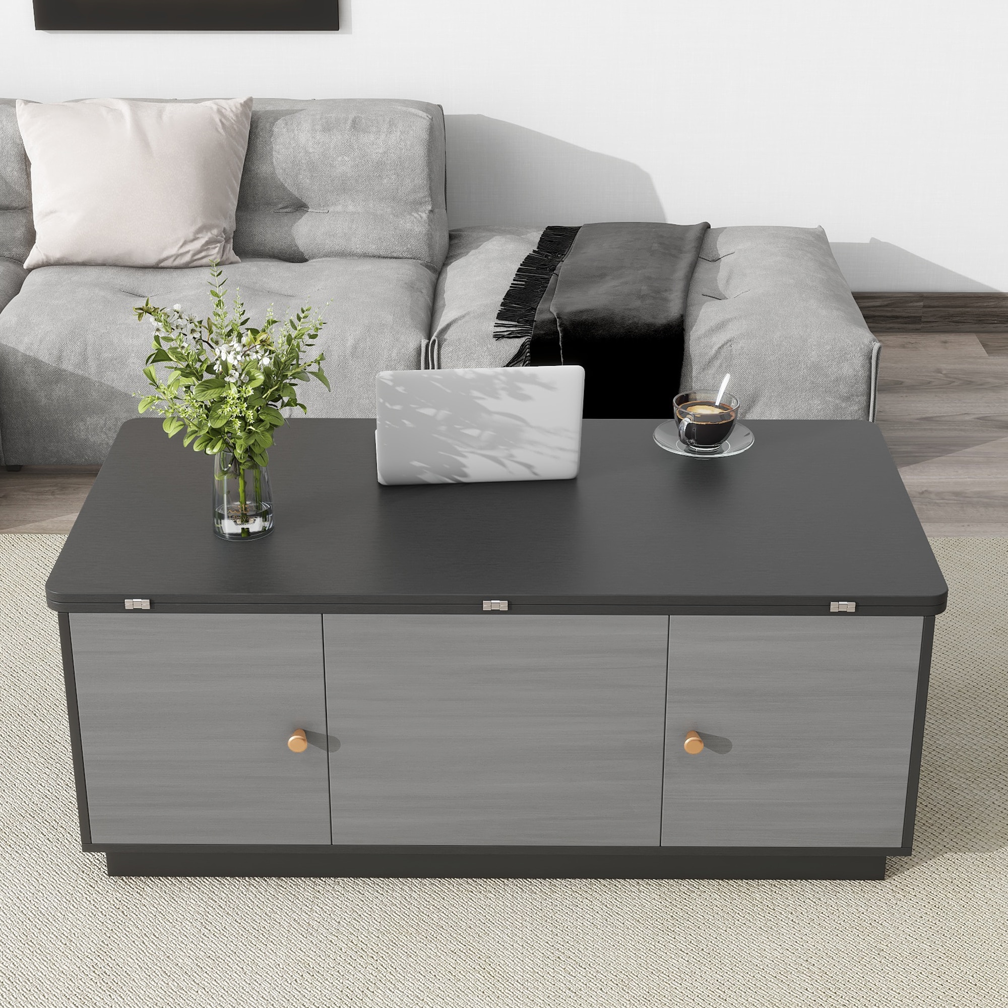 ModernLuxe L3P-WF307466AAG Coffee-Tables - View #3