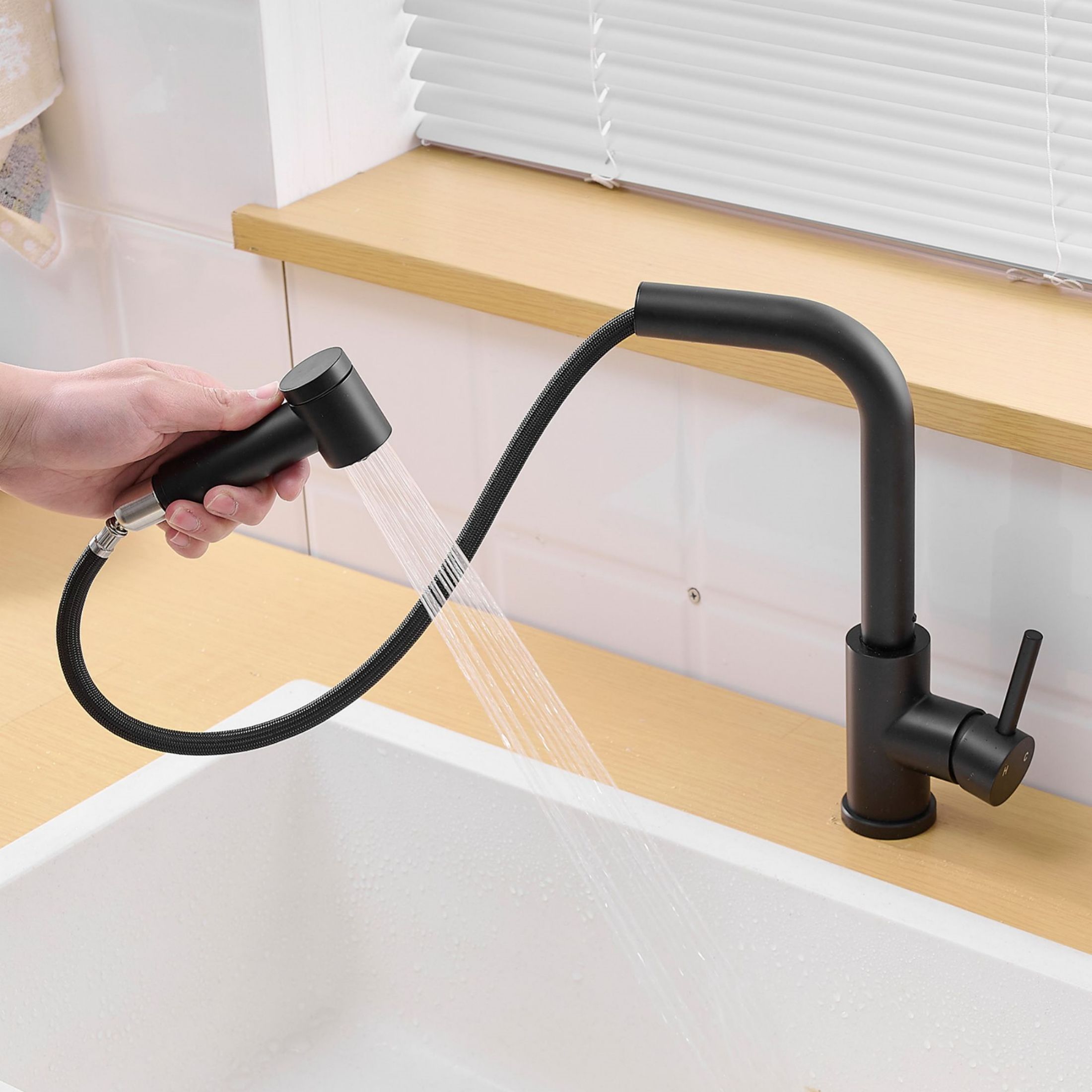 WELLFOR QJ-K-1339-33B Kitchen-Faucets - View #2