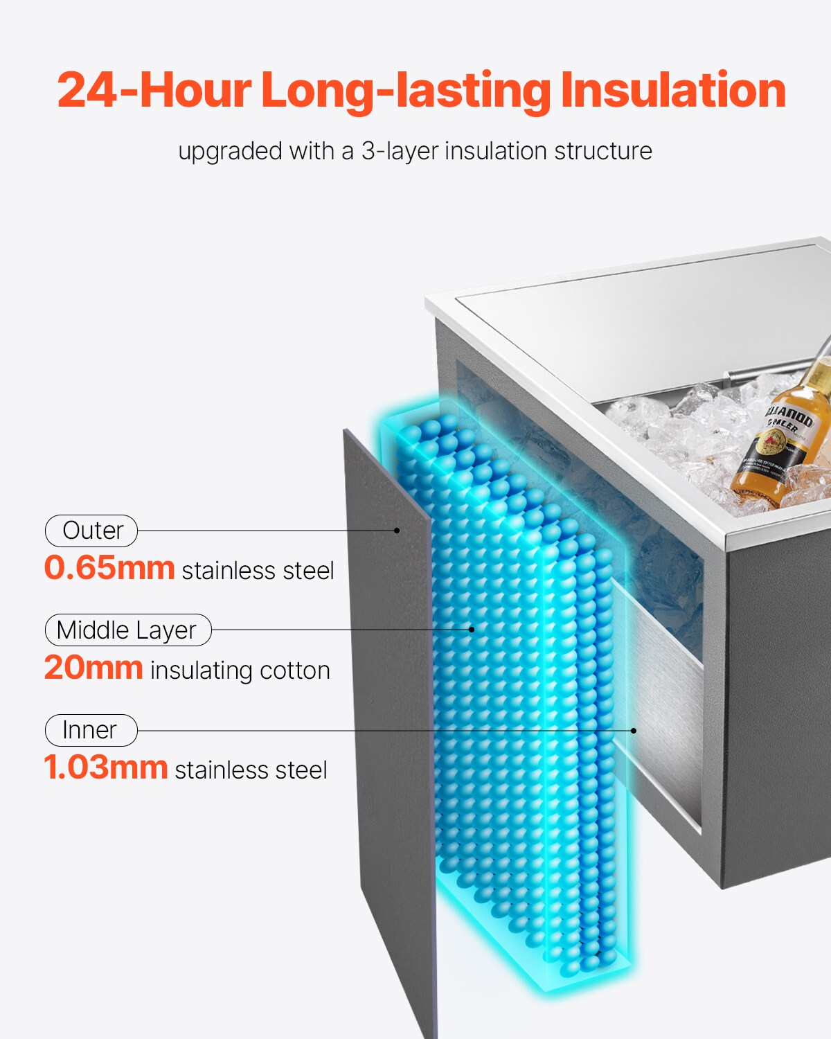 VEVOR JG22X170000000001V0 Ice-Buckets - View #4