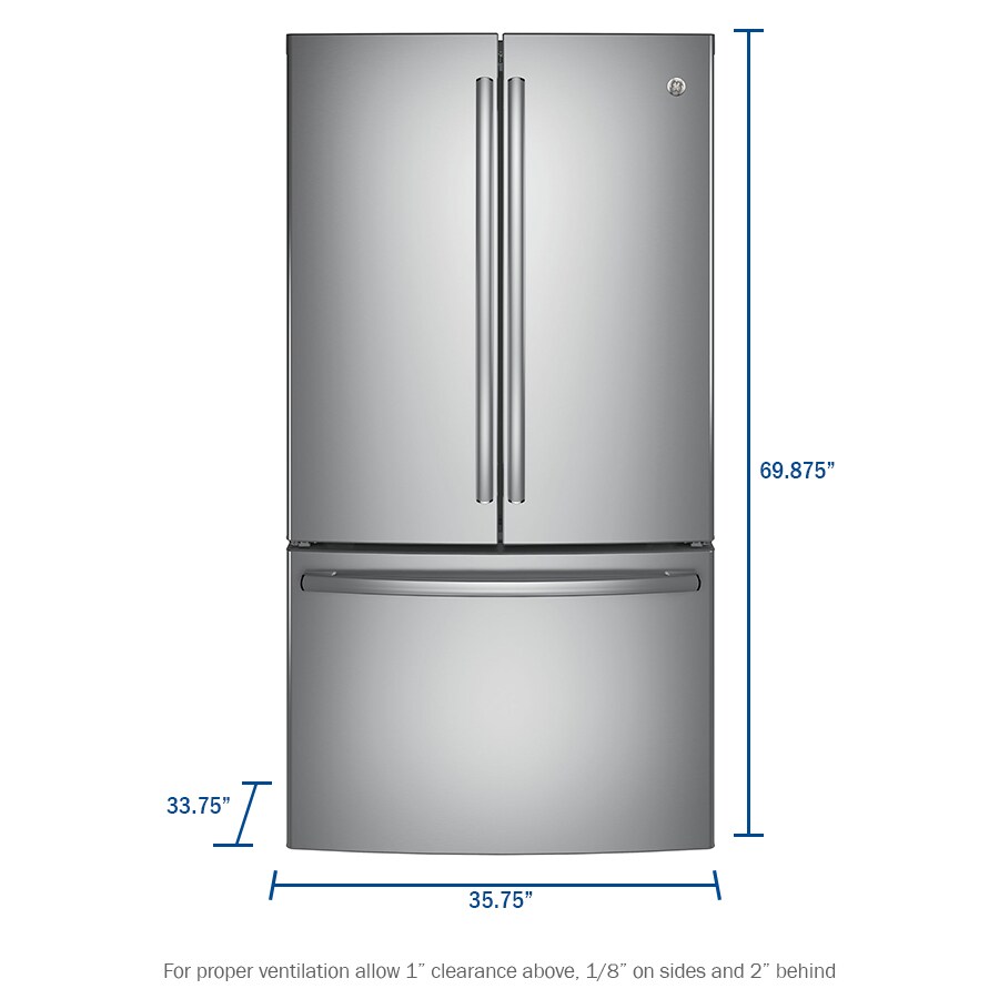 vision refrigerator glass door