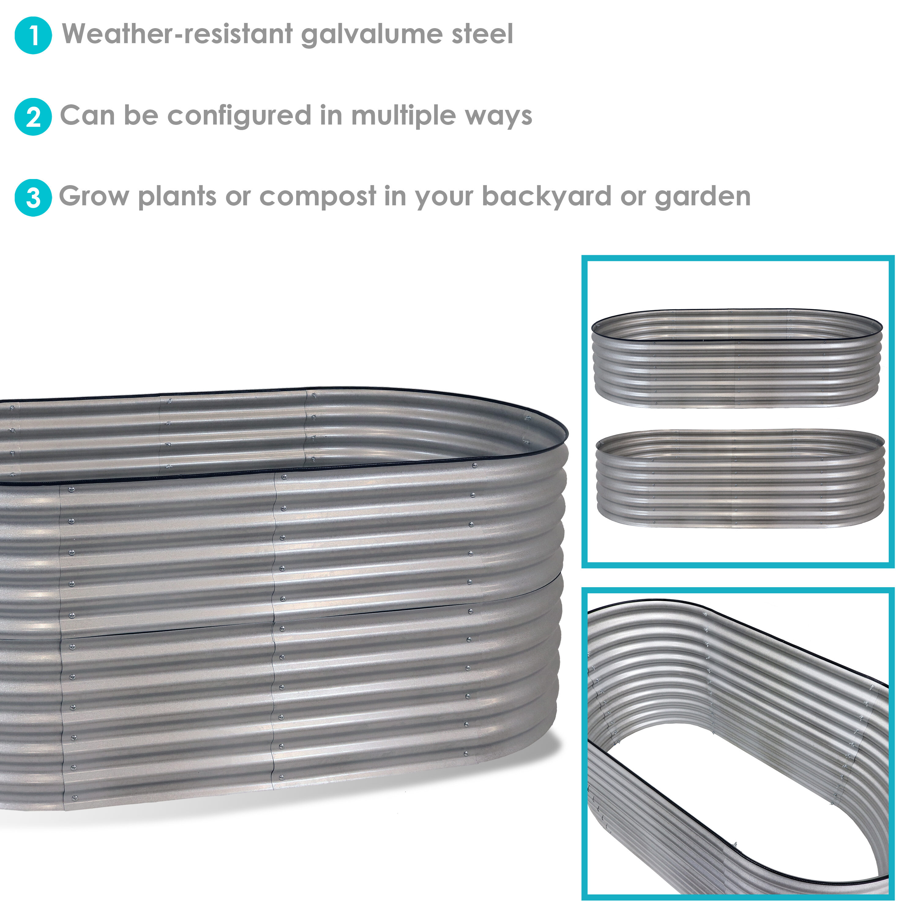 Sunnydaze Decor HST-914 Raised-Garden-Beds - View #5
