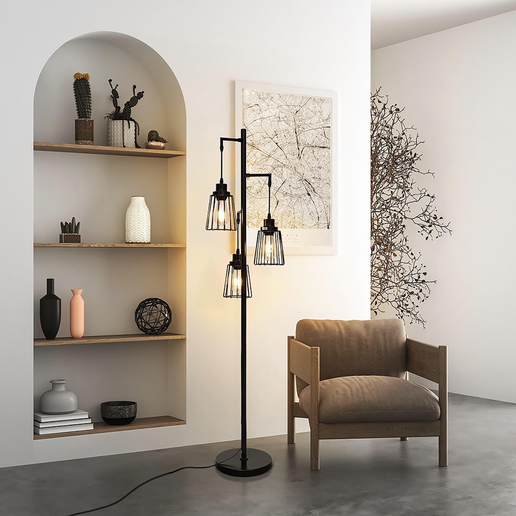 Netin NT-LDD-01BK floorlamps - View #2