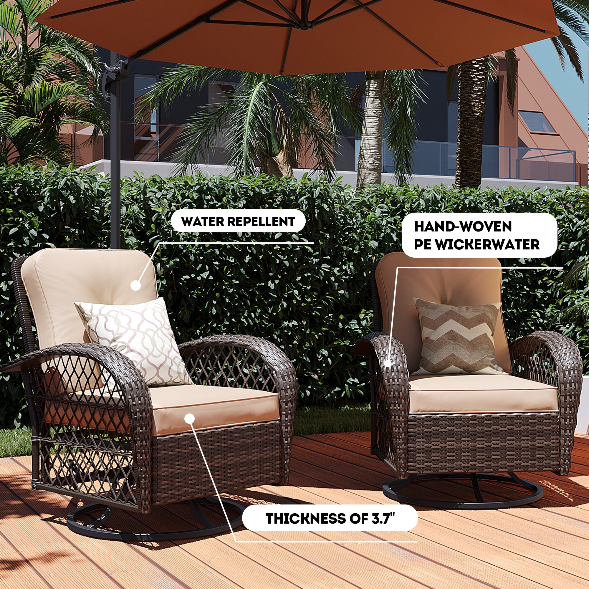 Patio Watcher LS-Y9DK-NA Patio-Conversation-Sets - View #5