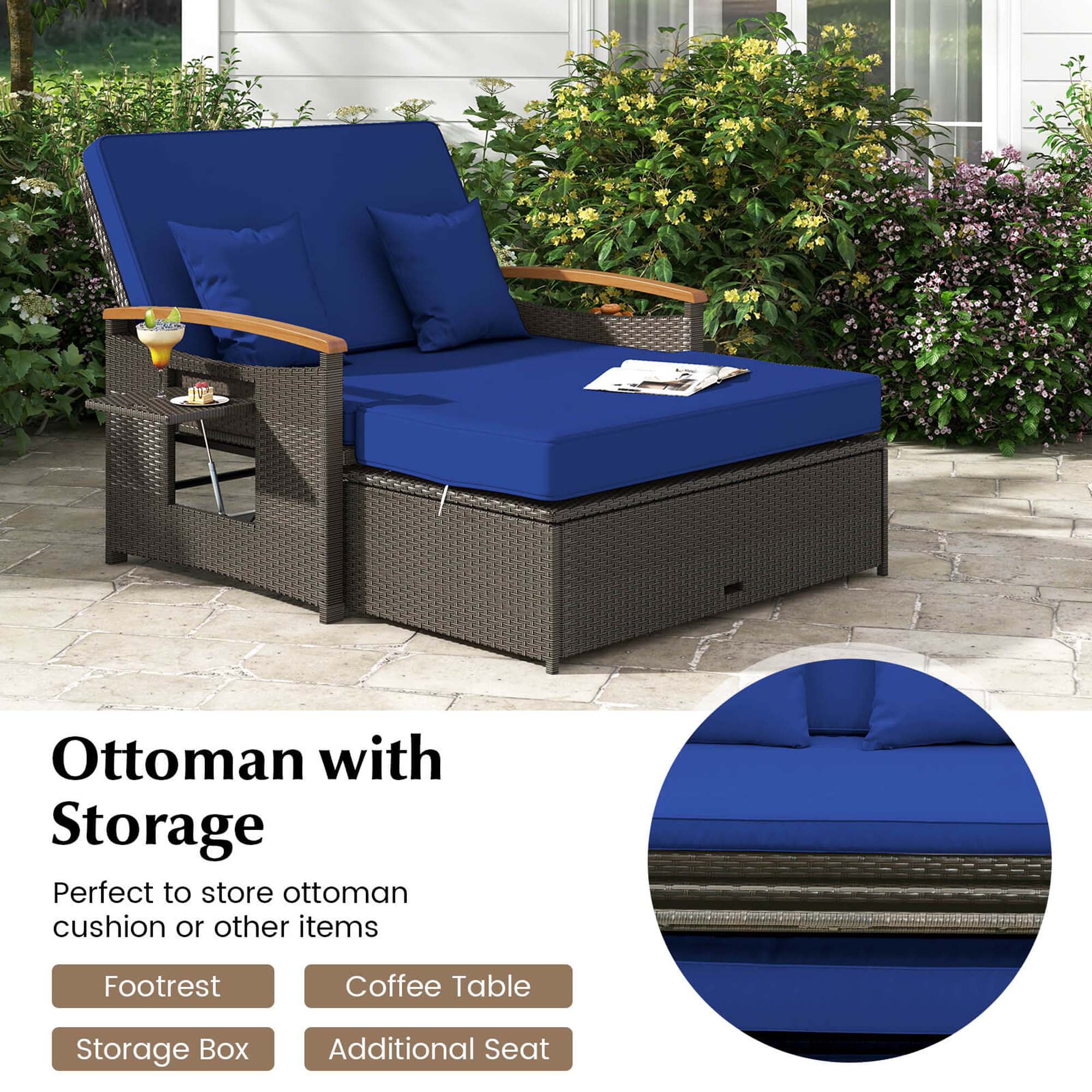 Costway HCST00137 Patio-Sofas-Daybeds - View #6