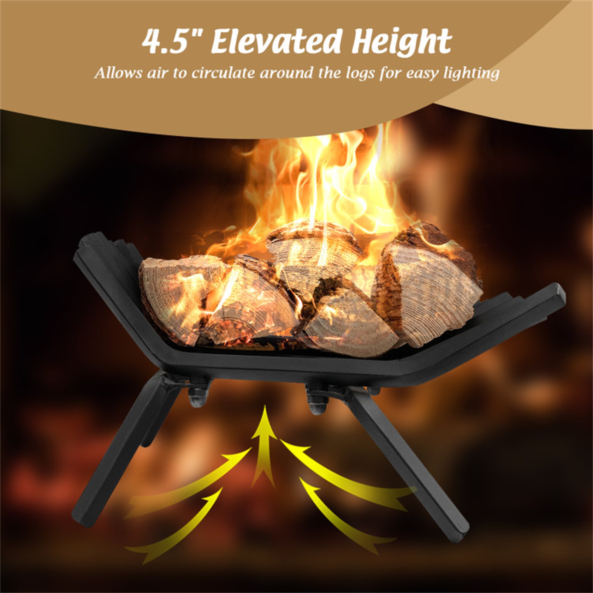 BABOOM BOM-10282-M-CO Fireplace-Grates - View #9