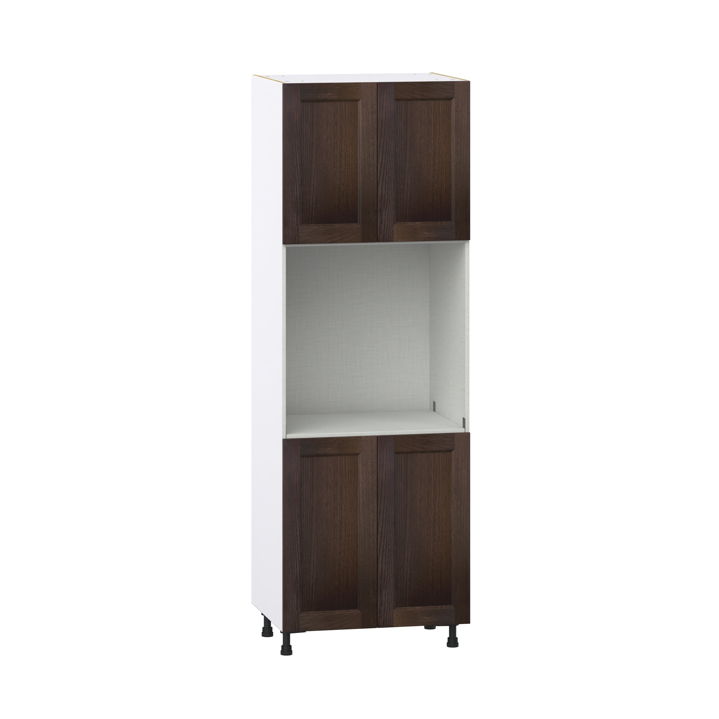 Hugo&Borg Montclaire 24-in W x 89.5-in H x 24-in D Wood Pantry Fully Assembled Cabinet (Recessed Panel Shaker Door Style)