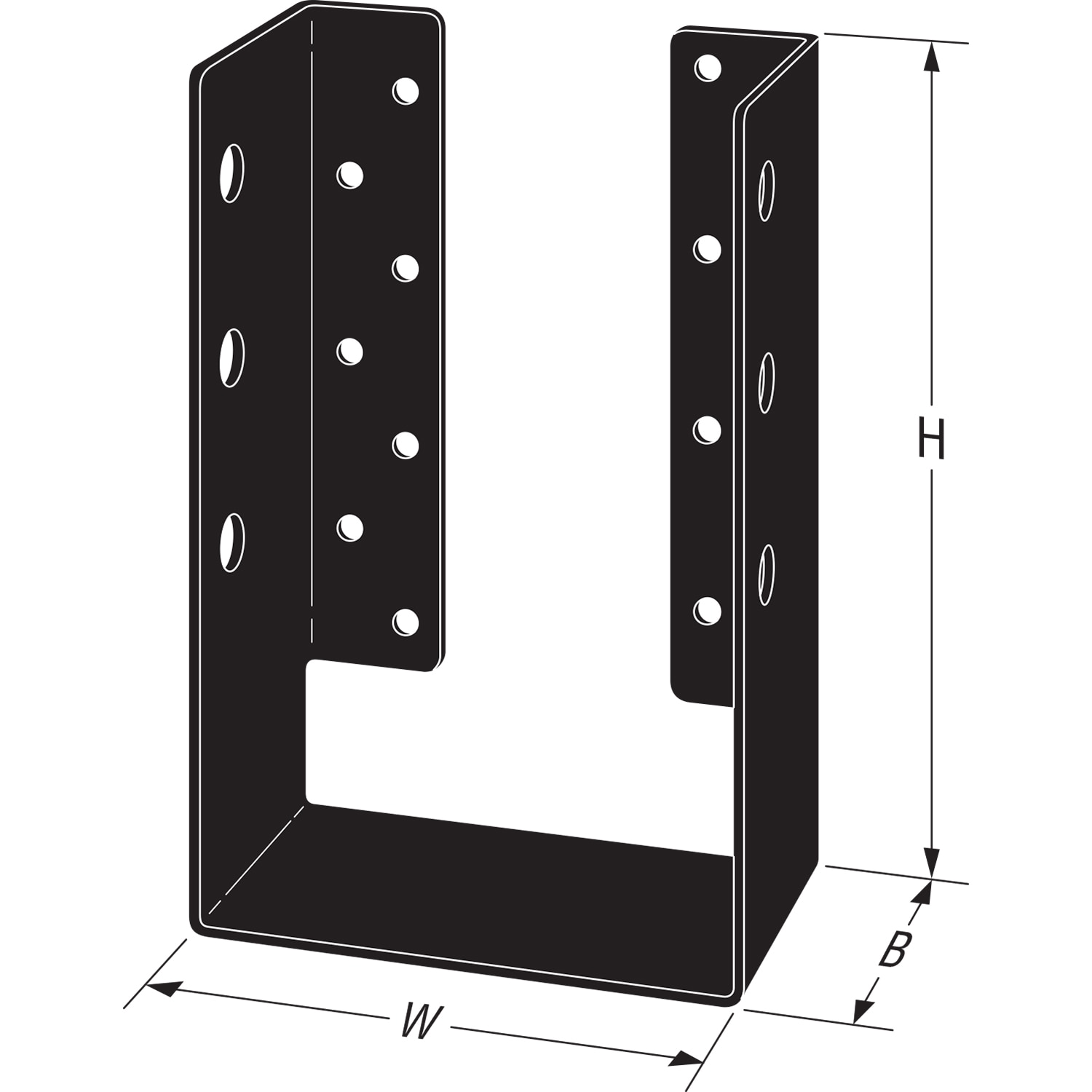 Simpson Strong-Tie APHH610 Joist-Hangers - View #4