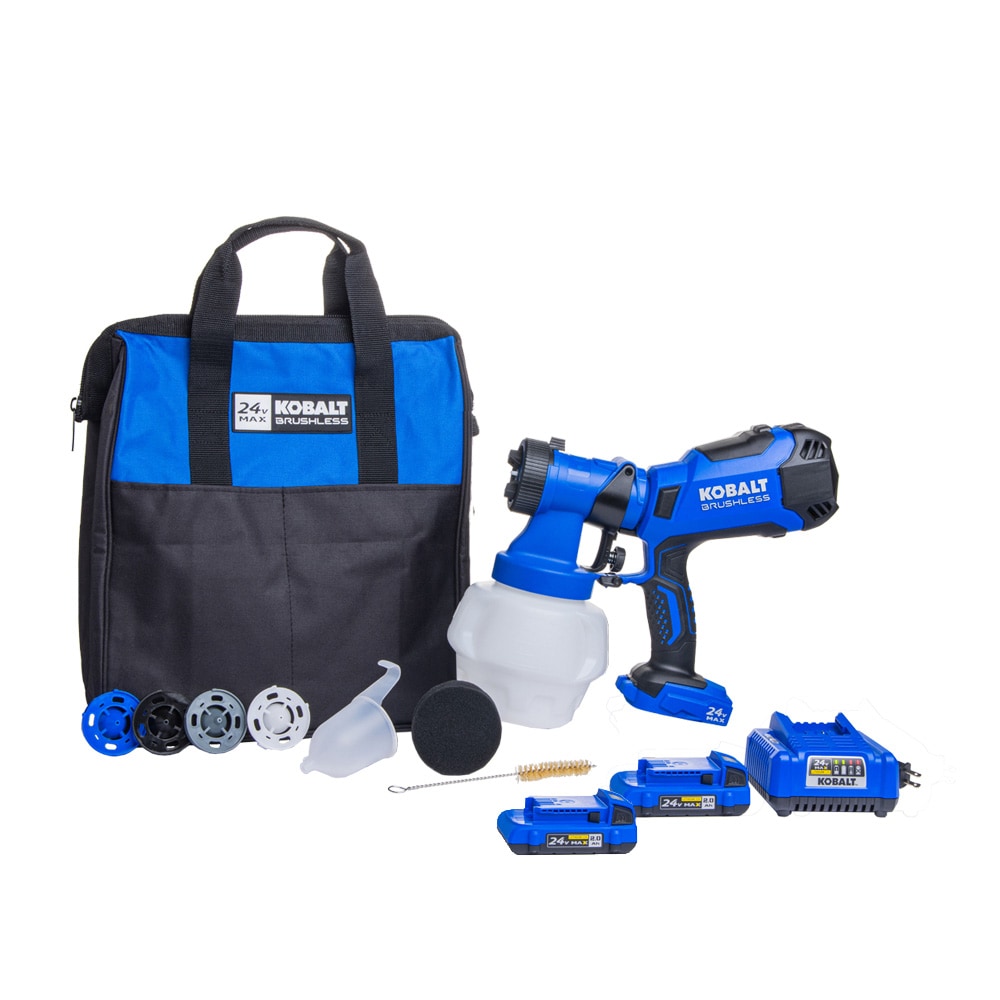 Kobalt Cordless Battery Handheld HVLP Paint Sprayer (Compatible with Stains)