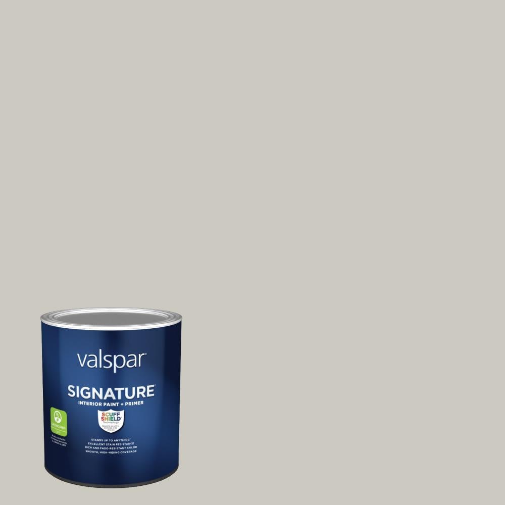 Valspar HGSW3477-773962 Signature Semi-gloss Repose Gray HGSW3477 Latex Interior Paint Paint + Primer ( 1-quart )