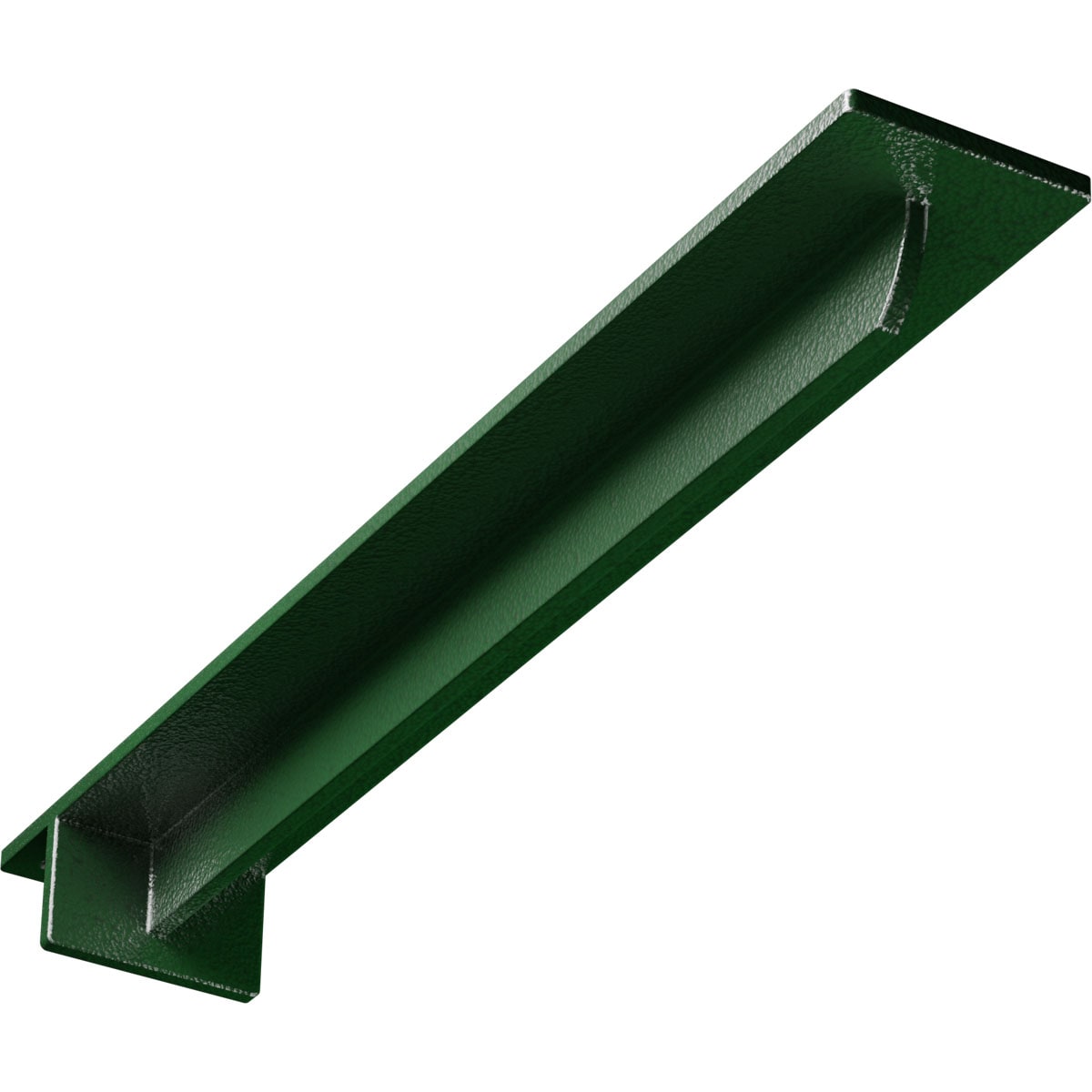 Ekena Millwork BKTM03X20X02HEHDG Heaton Hidden 20-in x 3-in x 2-in Green Steel Countertop support bracket