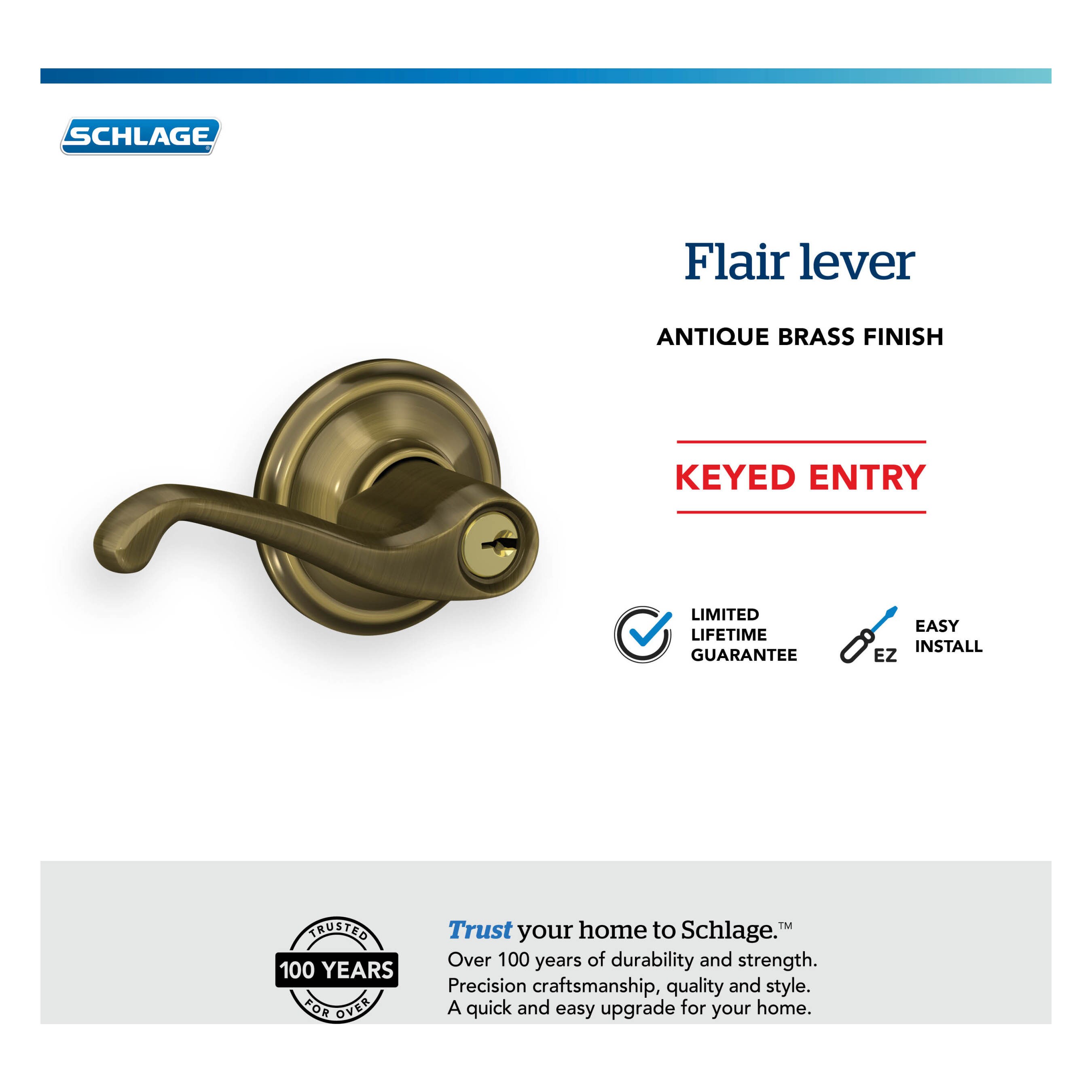 Schlage F51 V FLA 609 Door-Handles - View #10