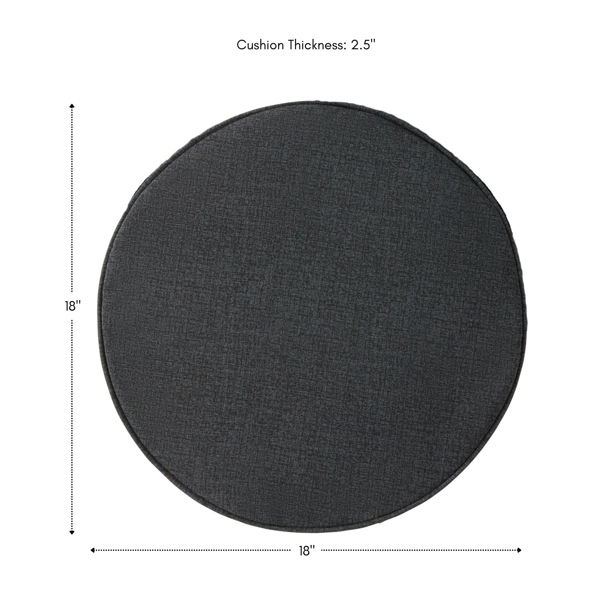 Greendale Home Fashions OP1150S2-CARBON Patio-Furniture-Cushions - View #7