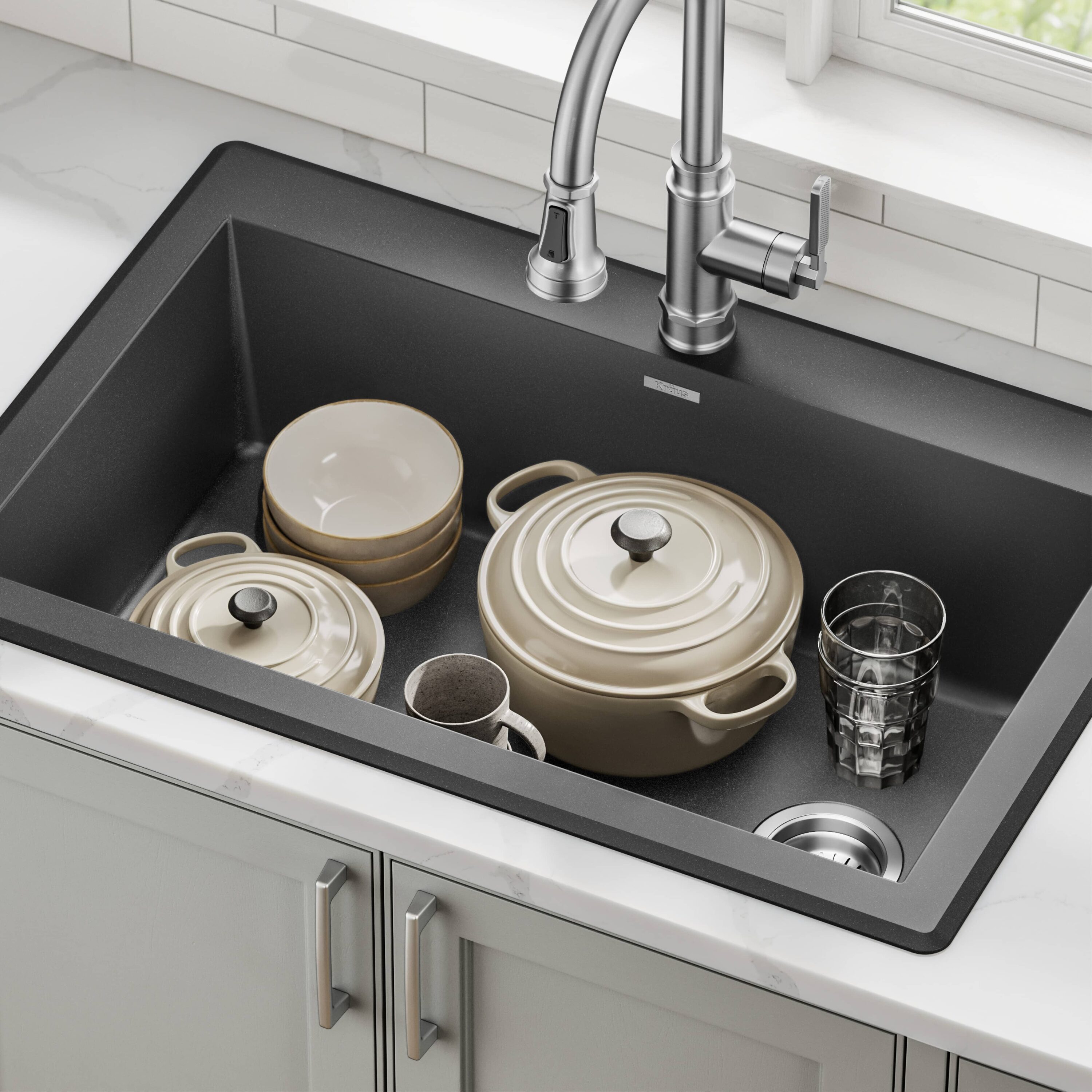 Kraus KGD-54BLACK Kitchen-Sinks - View #12