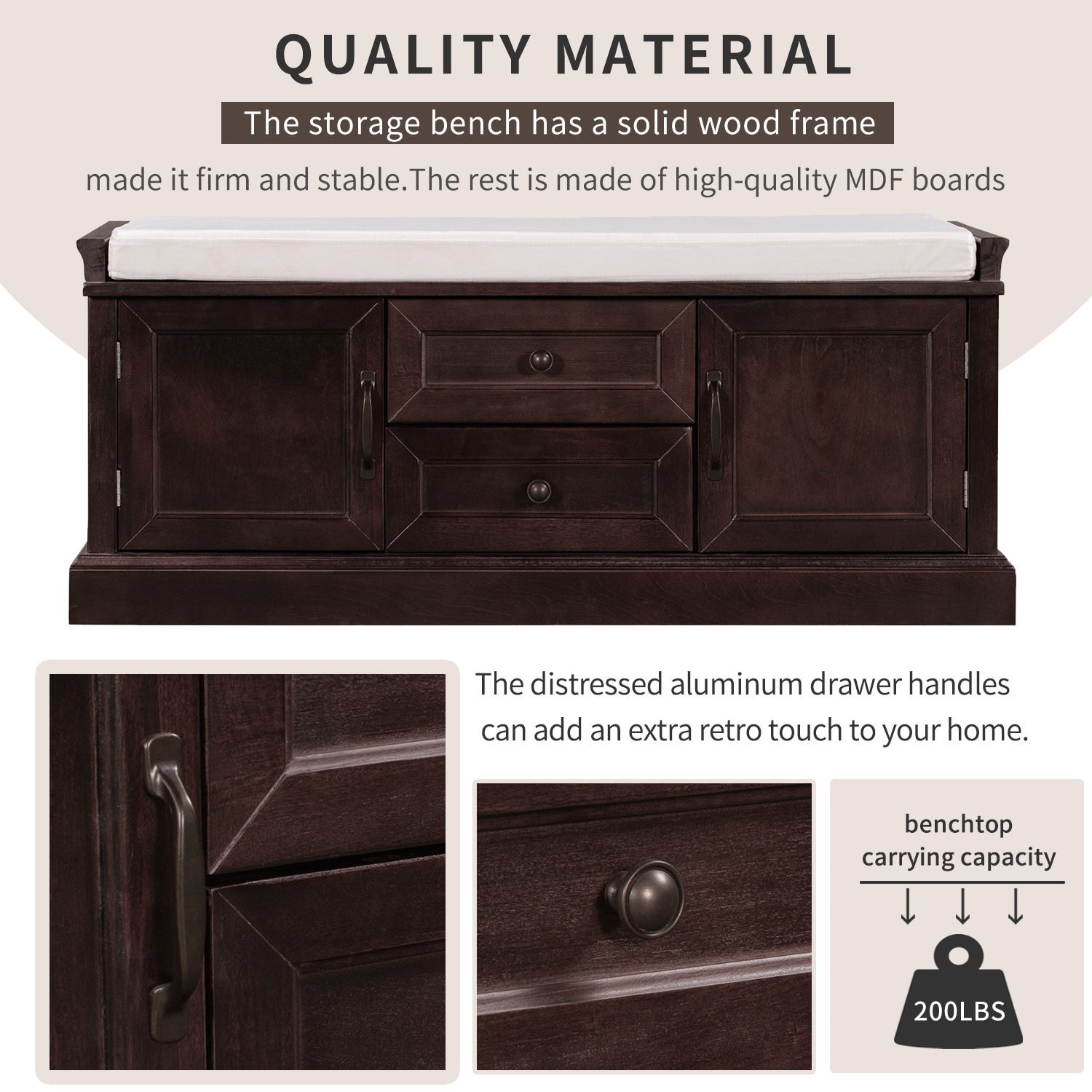 Streamdale Furniture WF288172AAP bench - View #5