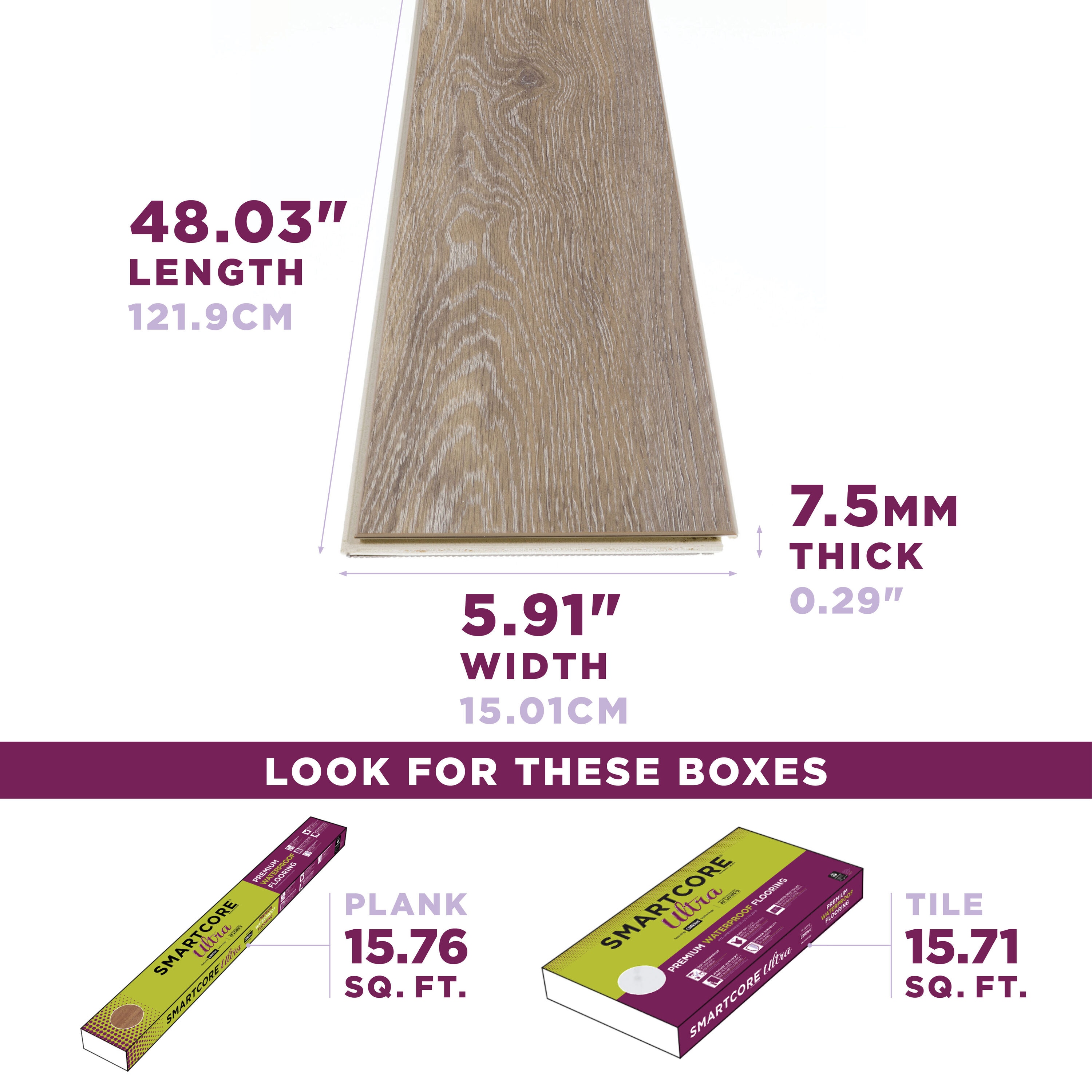 SMARTCORE 50SLVF602 Vinyl-Plank - View #2