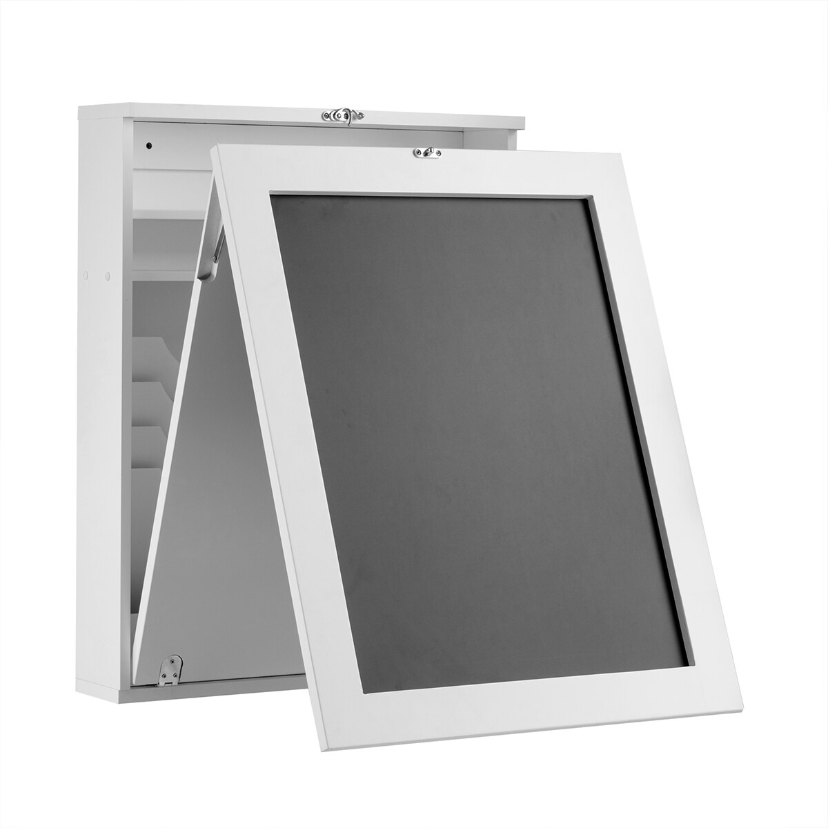 Costway HW55462WH Wall-Mounted-Shelving - View #2