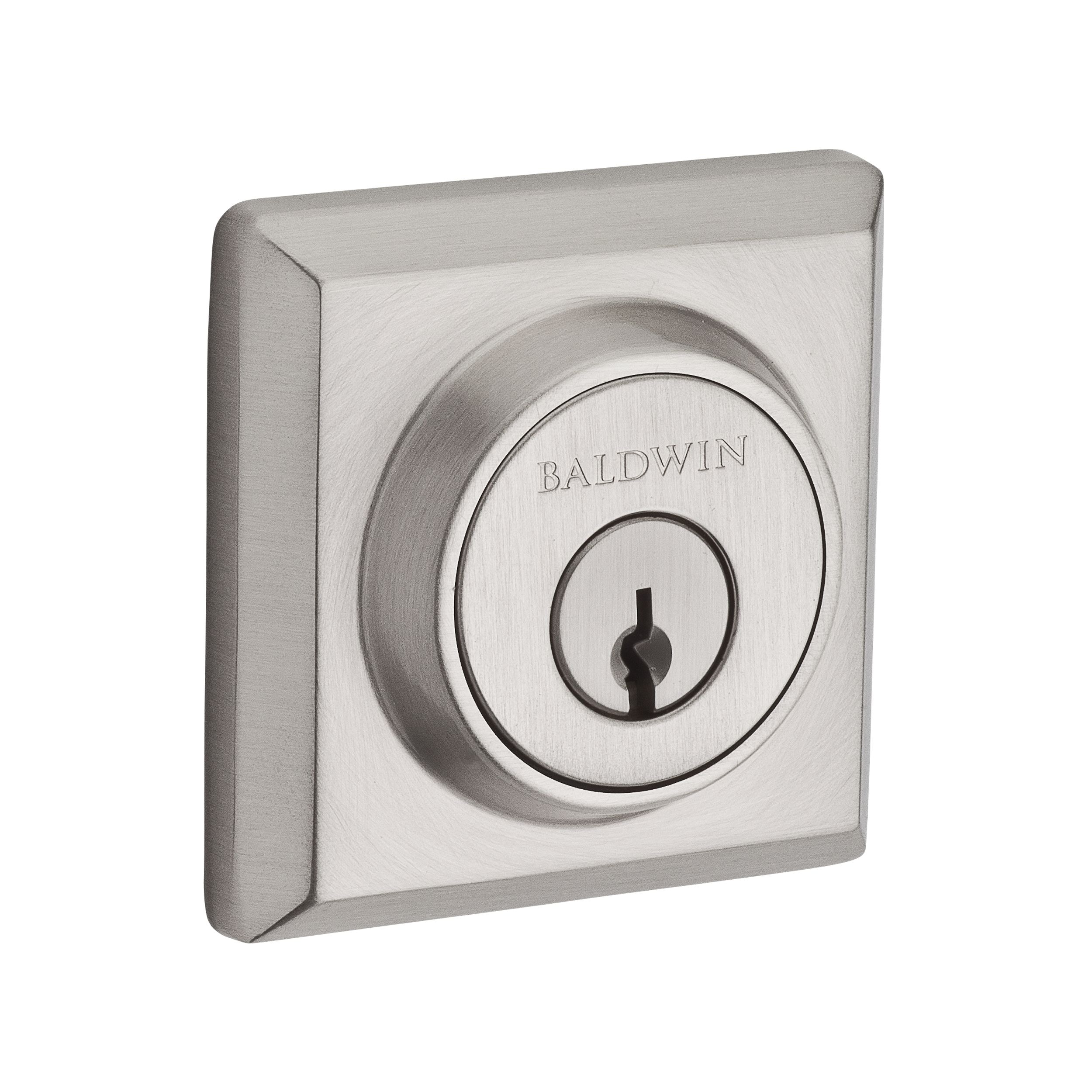 Baldwin SCTSD150S Reserve Reserve Satin Nickel Single Cylinder Deadbolt with SmartKey