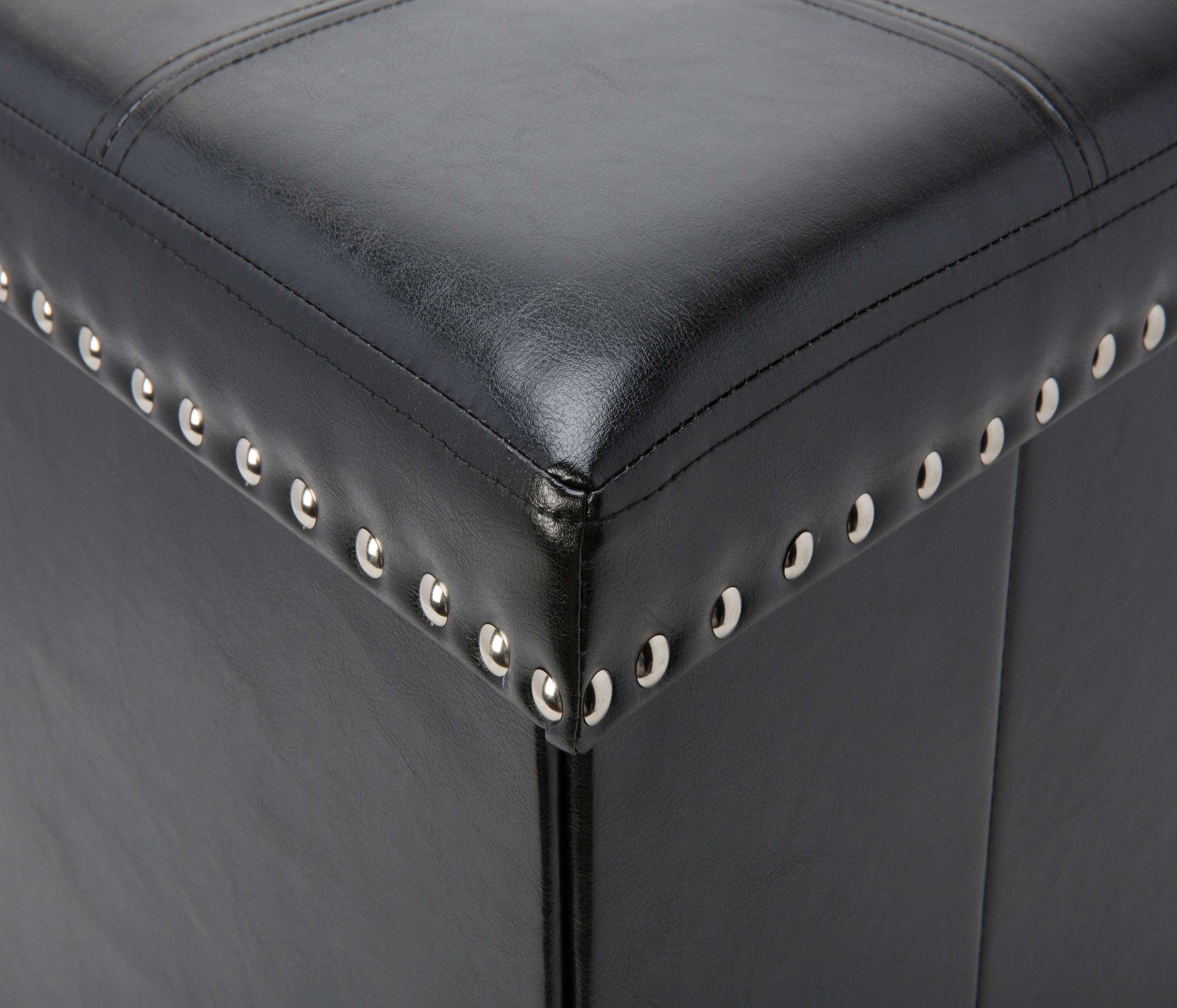 Simplify F-0668-BLACK Indoor-Ottomans - View #3
