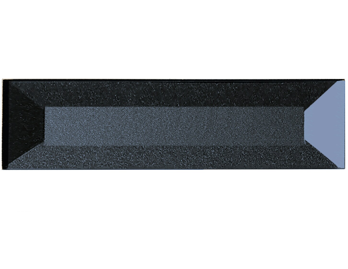 Abolos LWSFOB0208-ER Secret Dimensions Metallic blue gray 2-in x 8-in Glossy Glass Subway Standard Wall Tile ( 16-sq ft Carton )