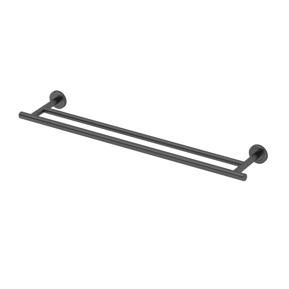 Design House 582759-MB Kelton Double Towel Bar Matte Black