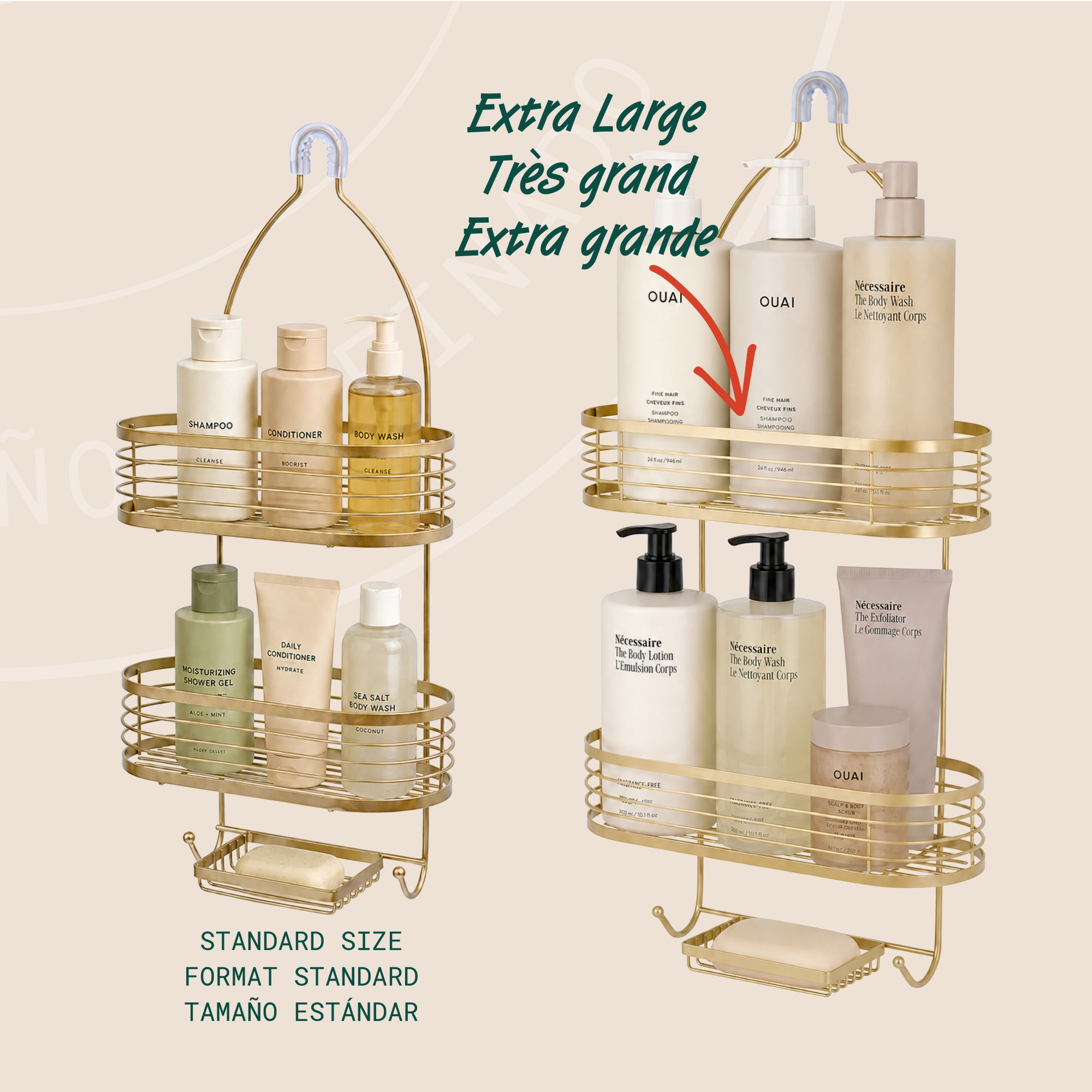 ACENTO SC427GLD Hanging-Shower-Caddies - View #8