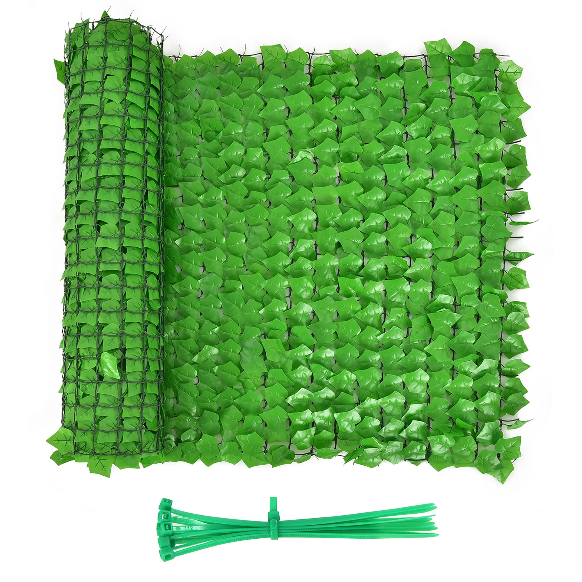 Costway GTLS00058 0.01-in x 39.4-in x 96-in Light Green Polyethelene Decorative fencing