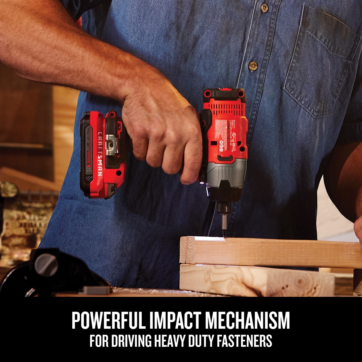 CRAFTSMAN 20-volt Max 1/4-in Cordless Impact Driver (1-Battery Included,  Charger Included)