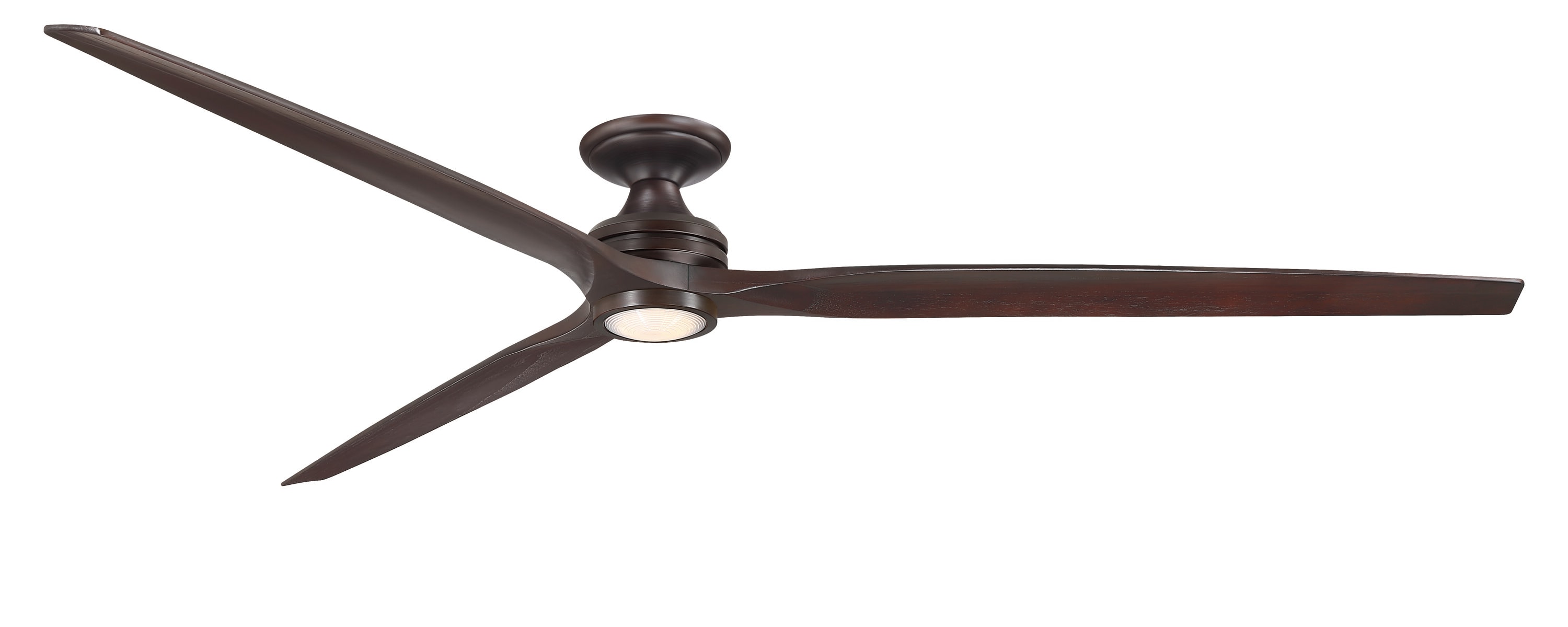 Fanimation Wrap Custom 56-in Brushed Nickel with Natural Blades Indoor/Outdoor Smart Ceiling Fan Light Kit Compatible and Remote (3-Blade) FPD8530BN-56N Sansujyuku sansujyuku.com